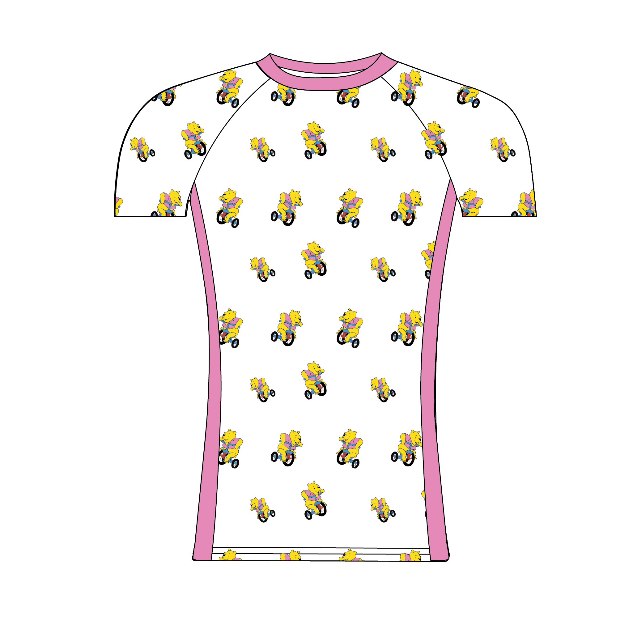 Westminster School Cycling Club Patterned Short Sleeve Baselayer