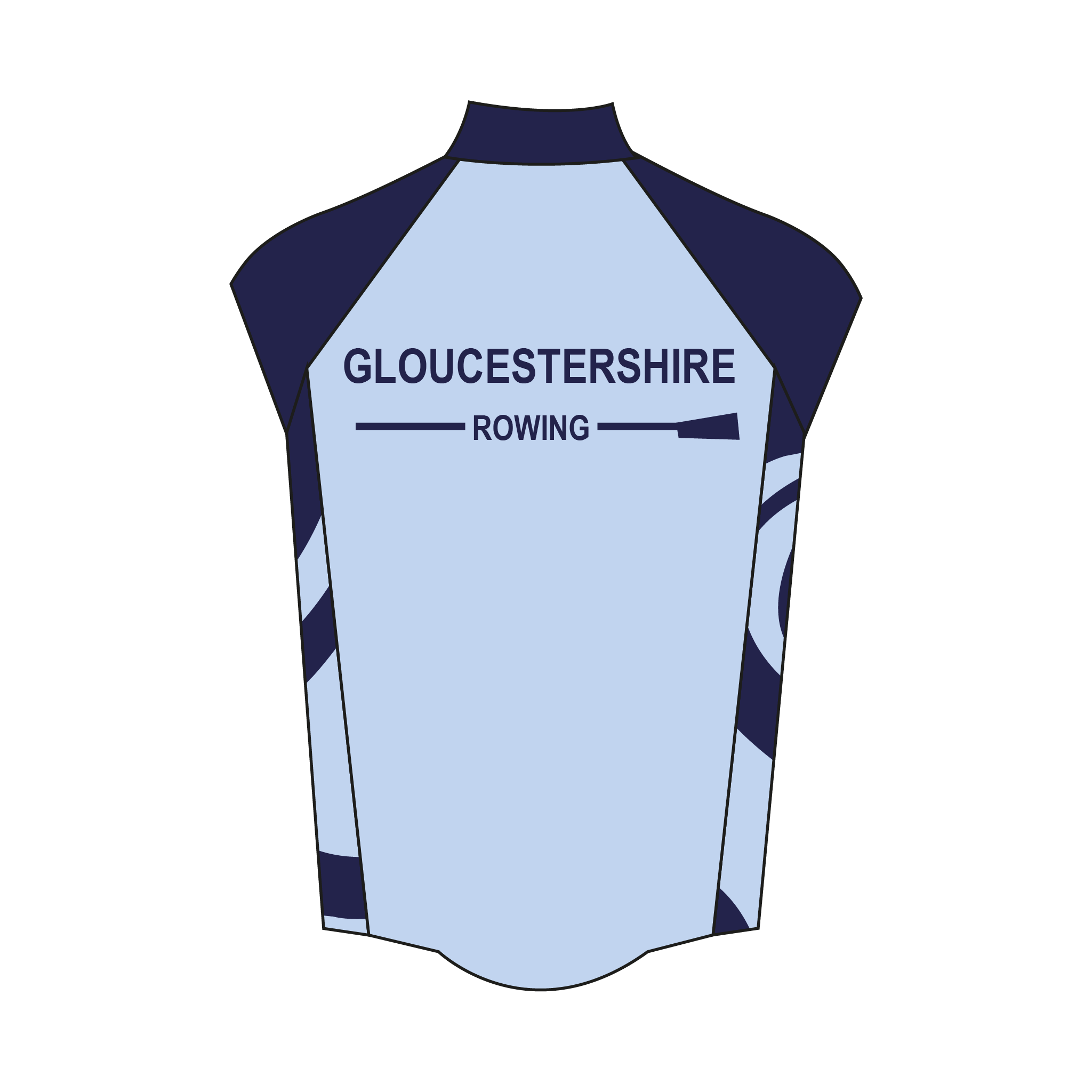 University of Gloucestershire Rowing Club Thermal Gilet