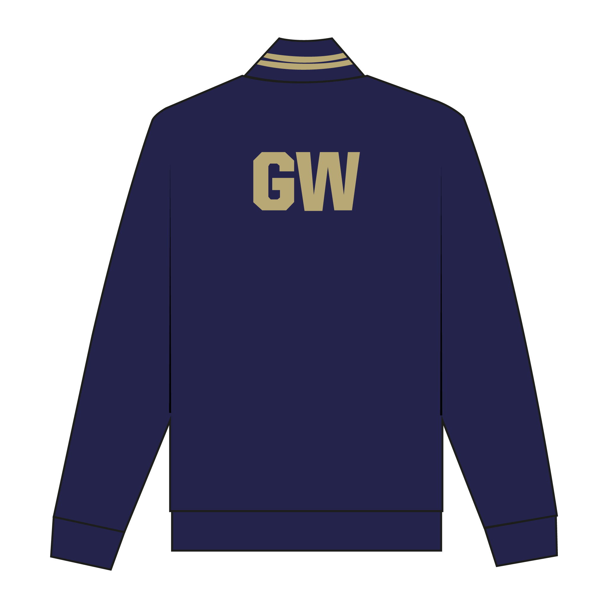 George Washington Men's Rowing Q-Zip