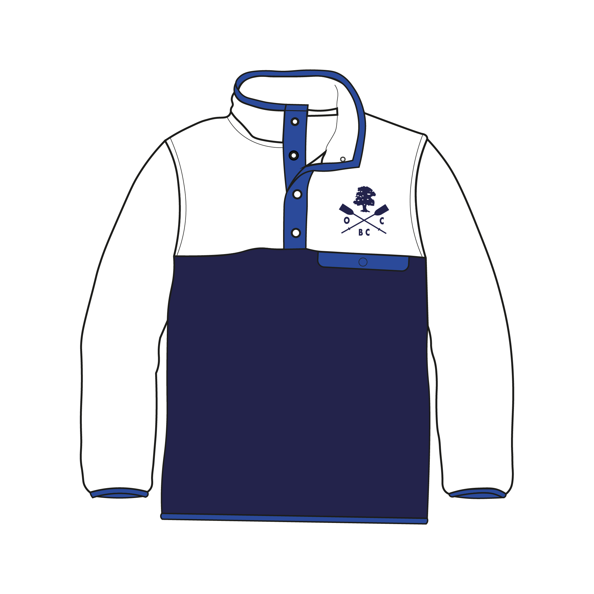 Old Canfordian Boat Club Pocket Fleece