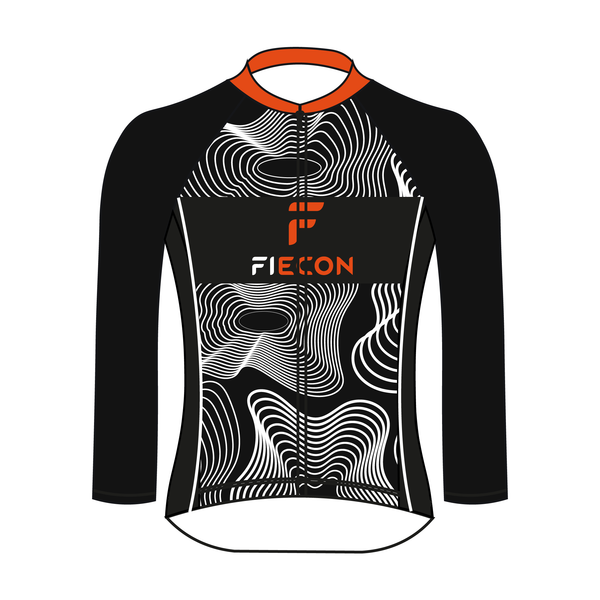 Fiecon Premium Long Sleeve Cycling Jersey