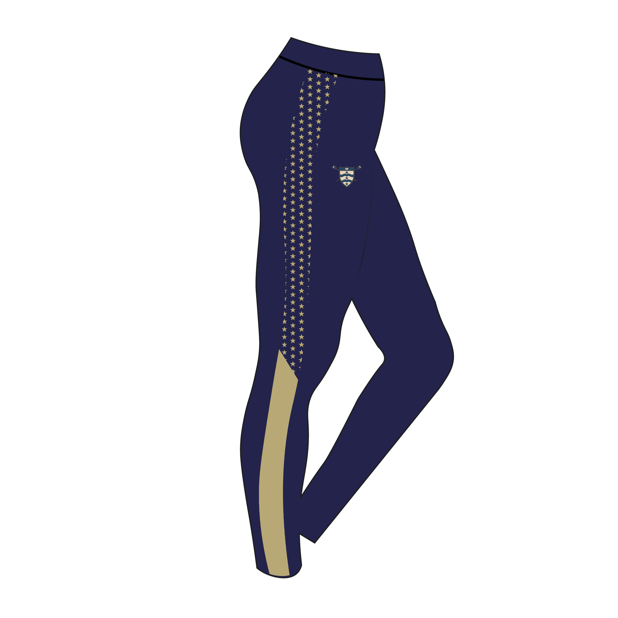 George Washington Men's Rowing Leggings