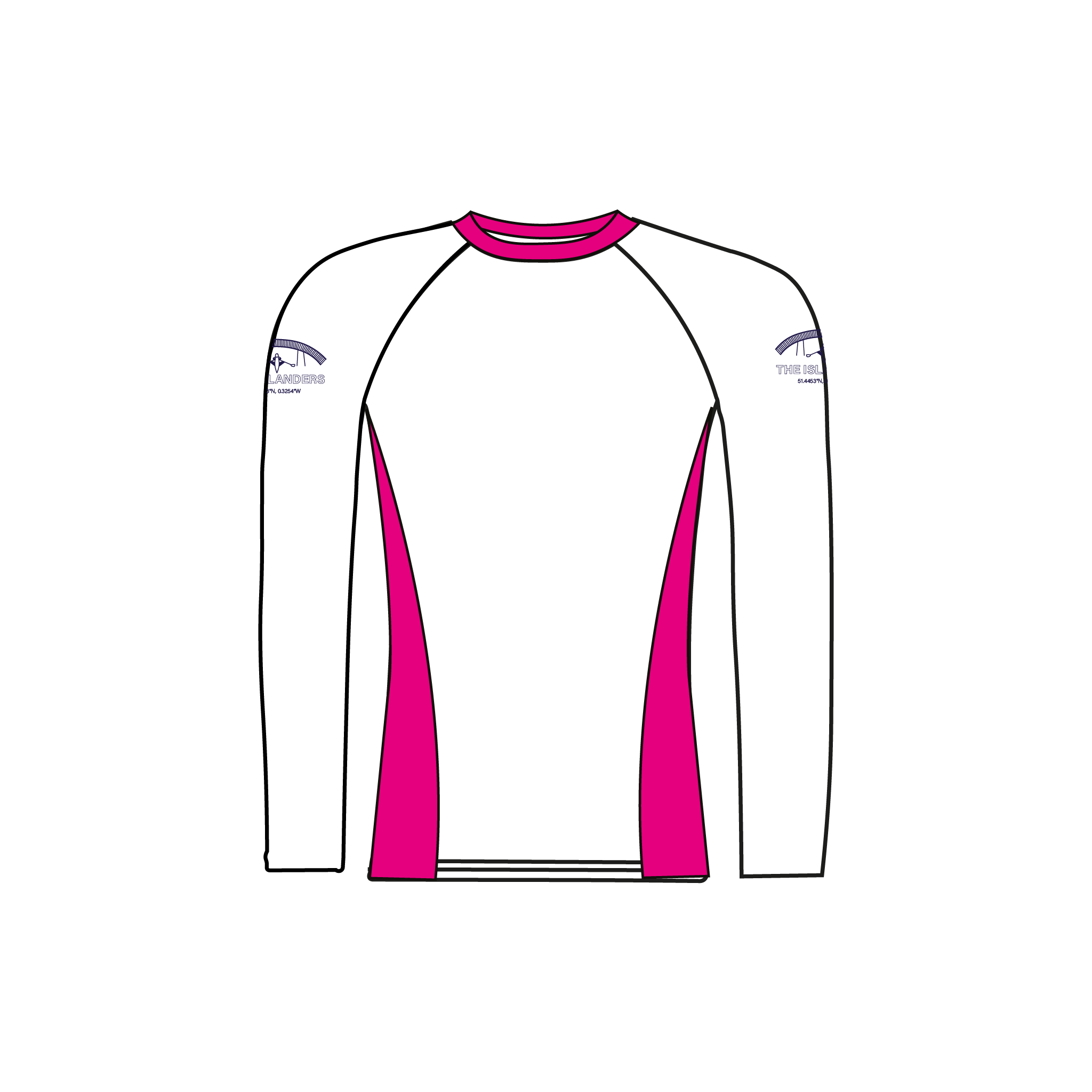 Twickenham Islanders Long Sleeve Base Layer 1