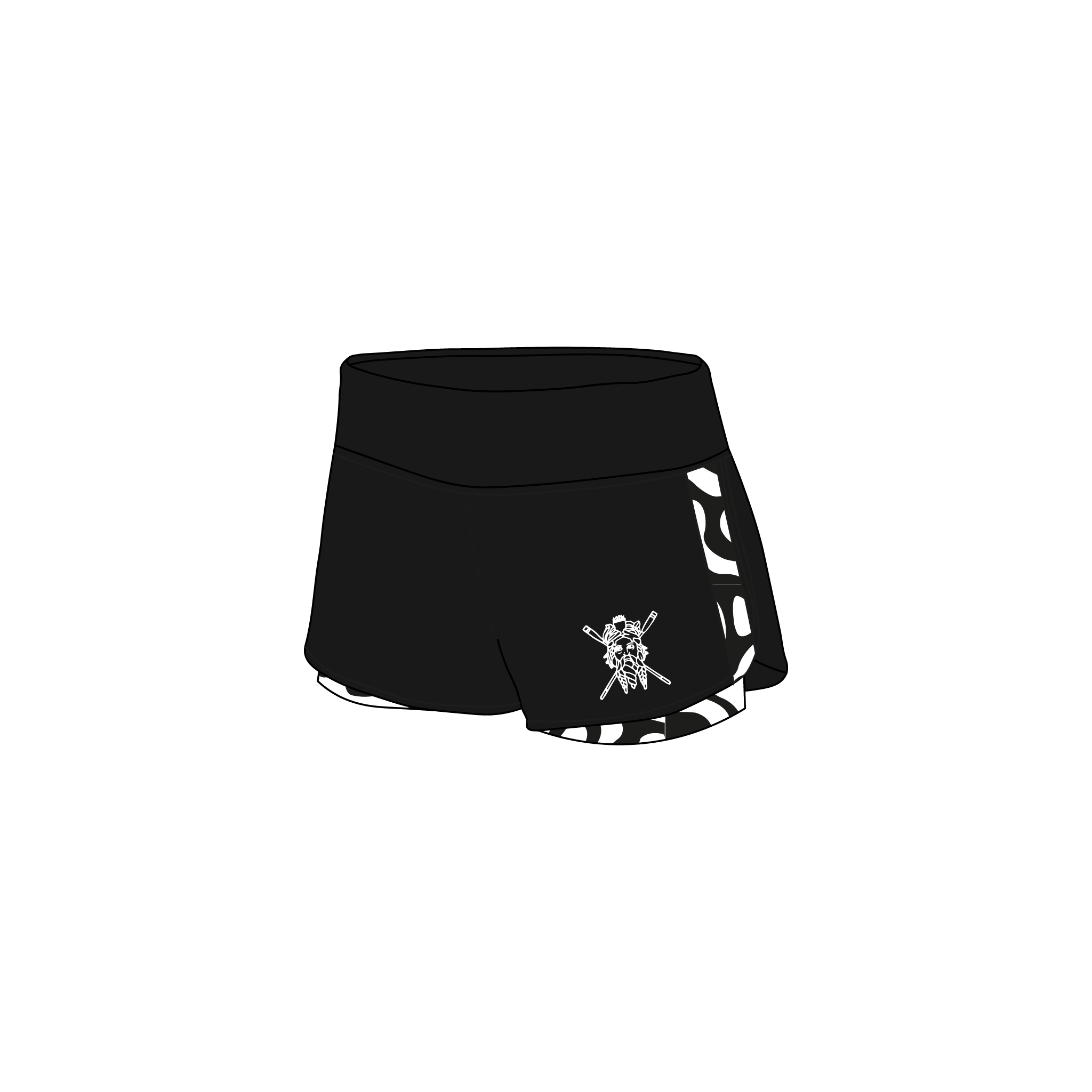 Tyne ARC Female Gym Shorts Pattern