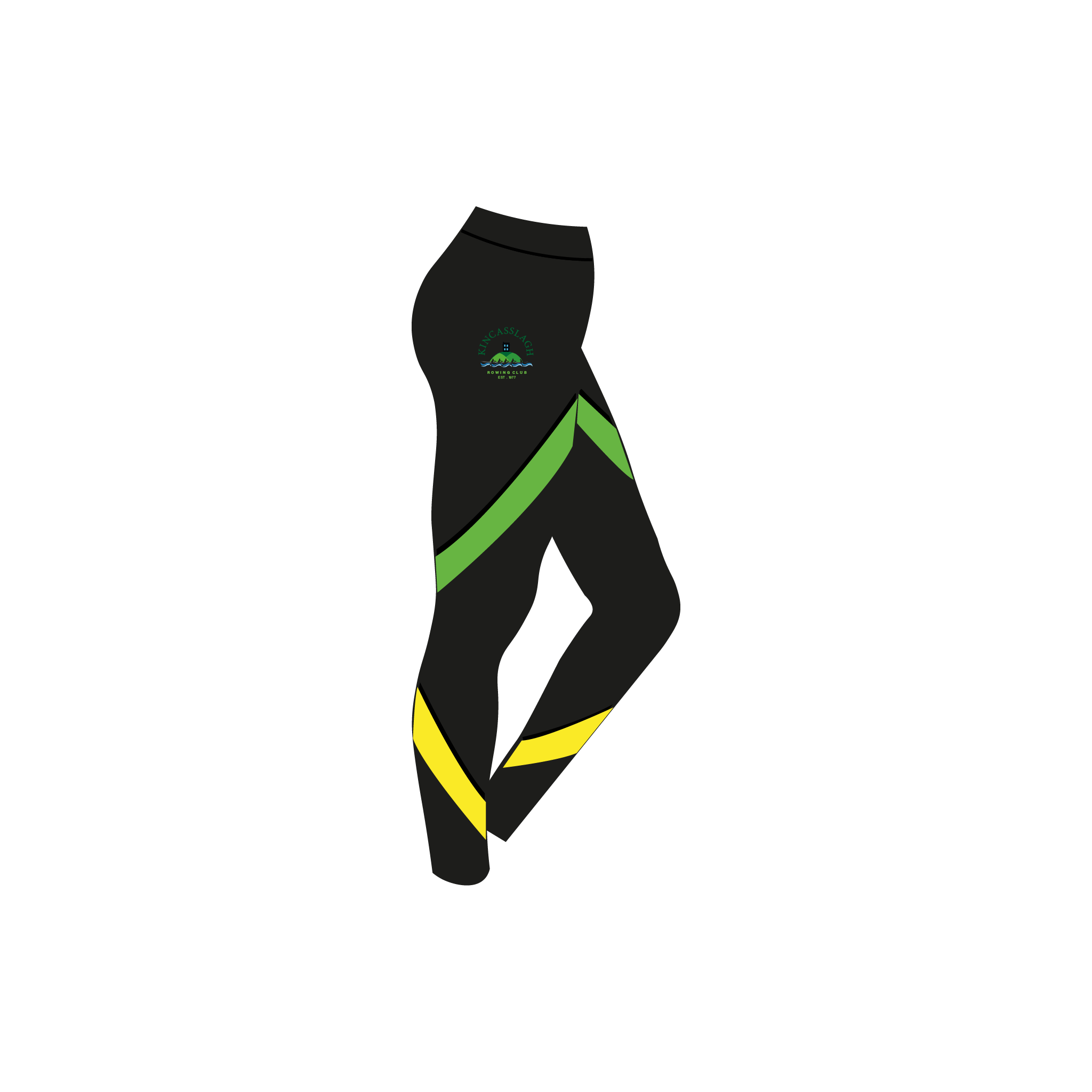 Kincasslagh Rowing Club Black Leggings