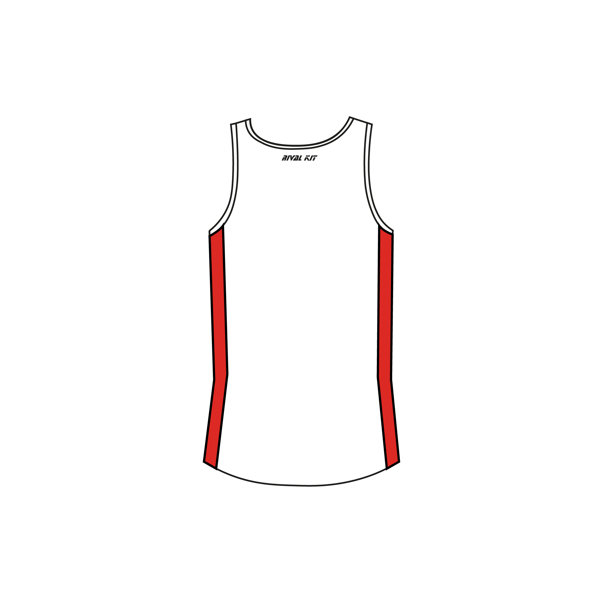 Agecroft Rowing Club White Gym Vest