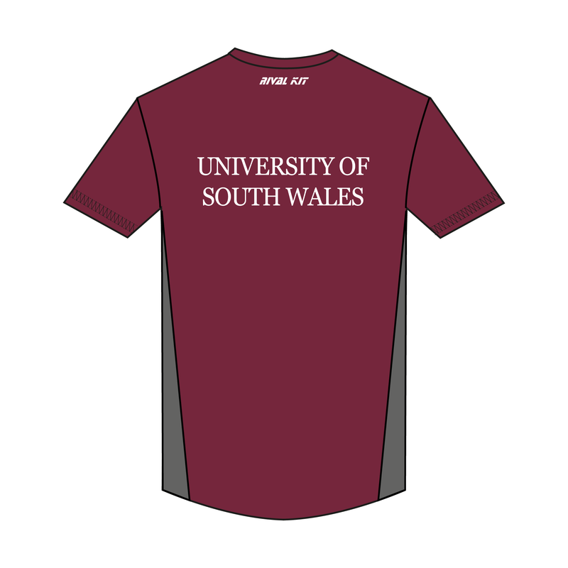 University of South Wales Rowing Club Bespoke Short Sleeve Gym T-Shirt