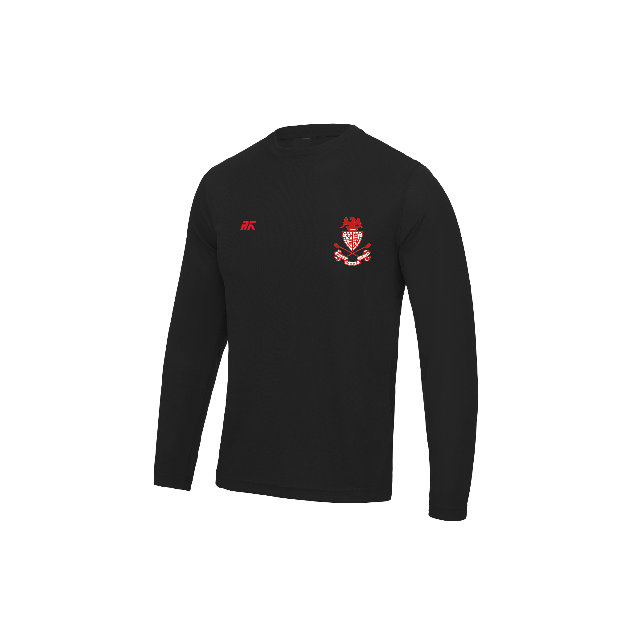 Lady Margaret Boat Club Long Sleeve Black Gym T-Shirt