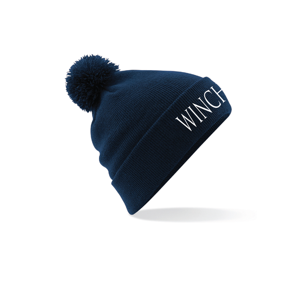 Winchester College BC Navy Bobble Hat