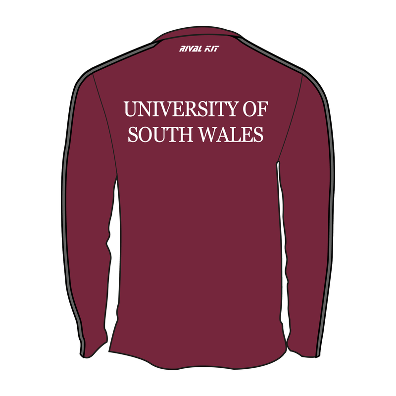 University of South Wales Rowing Club Bespoke Long Sleeve Gym T-Shirt