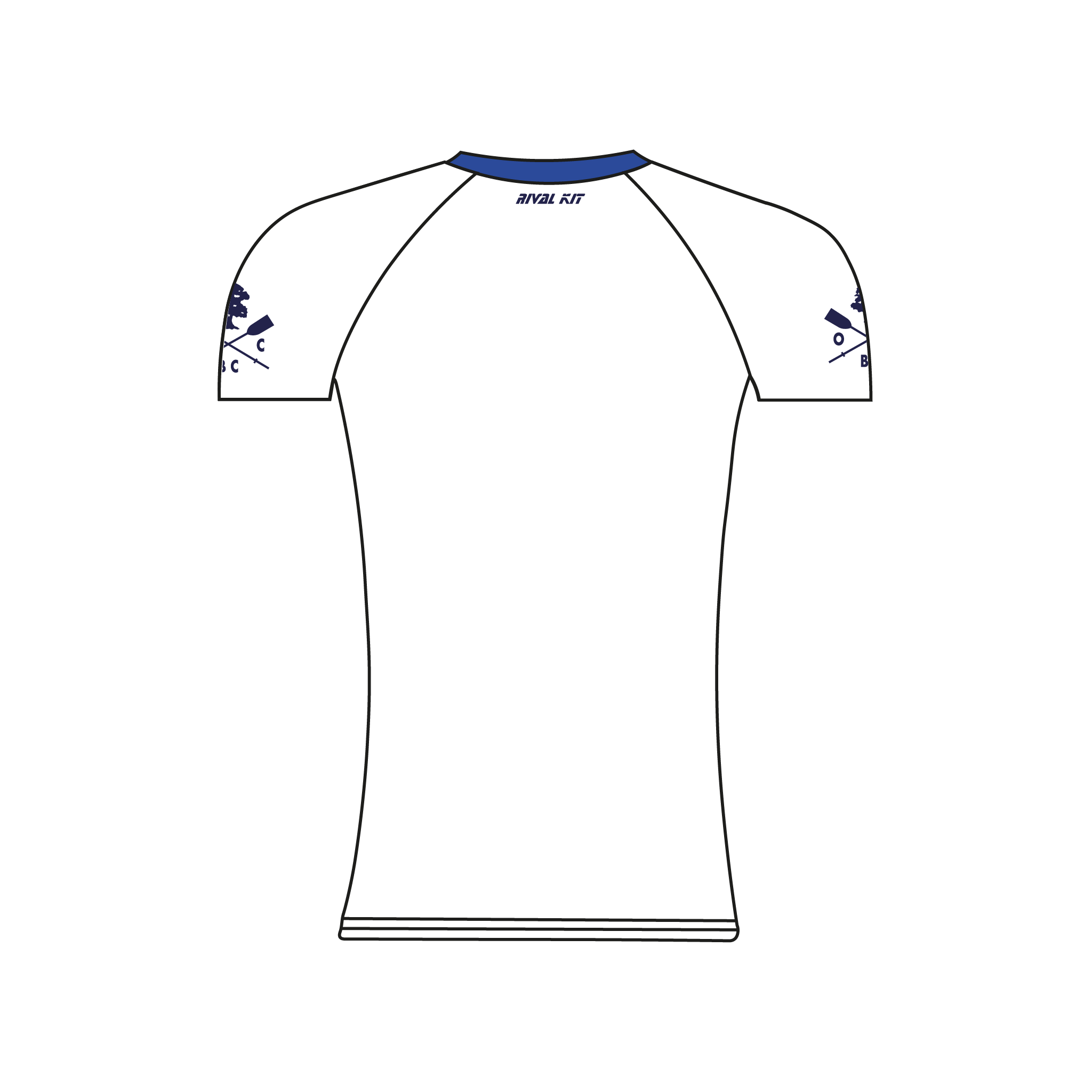 Old Canfordian Boat Club White Short Sleeve Base Layer