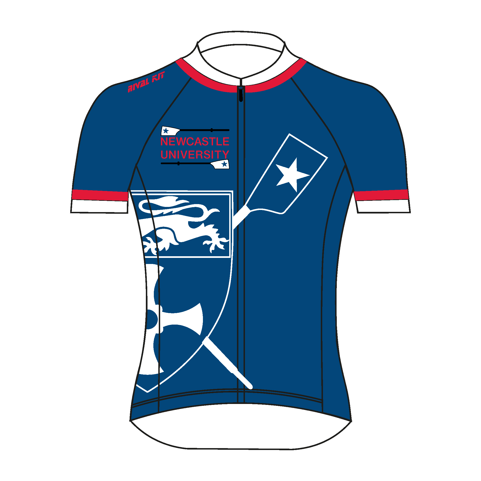 Newcastle University BC Varsity Short Sleeve Cycling Jersey
