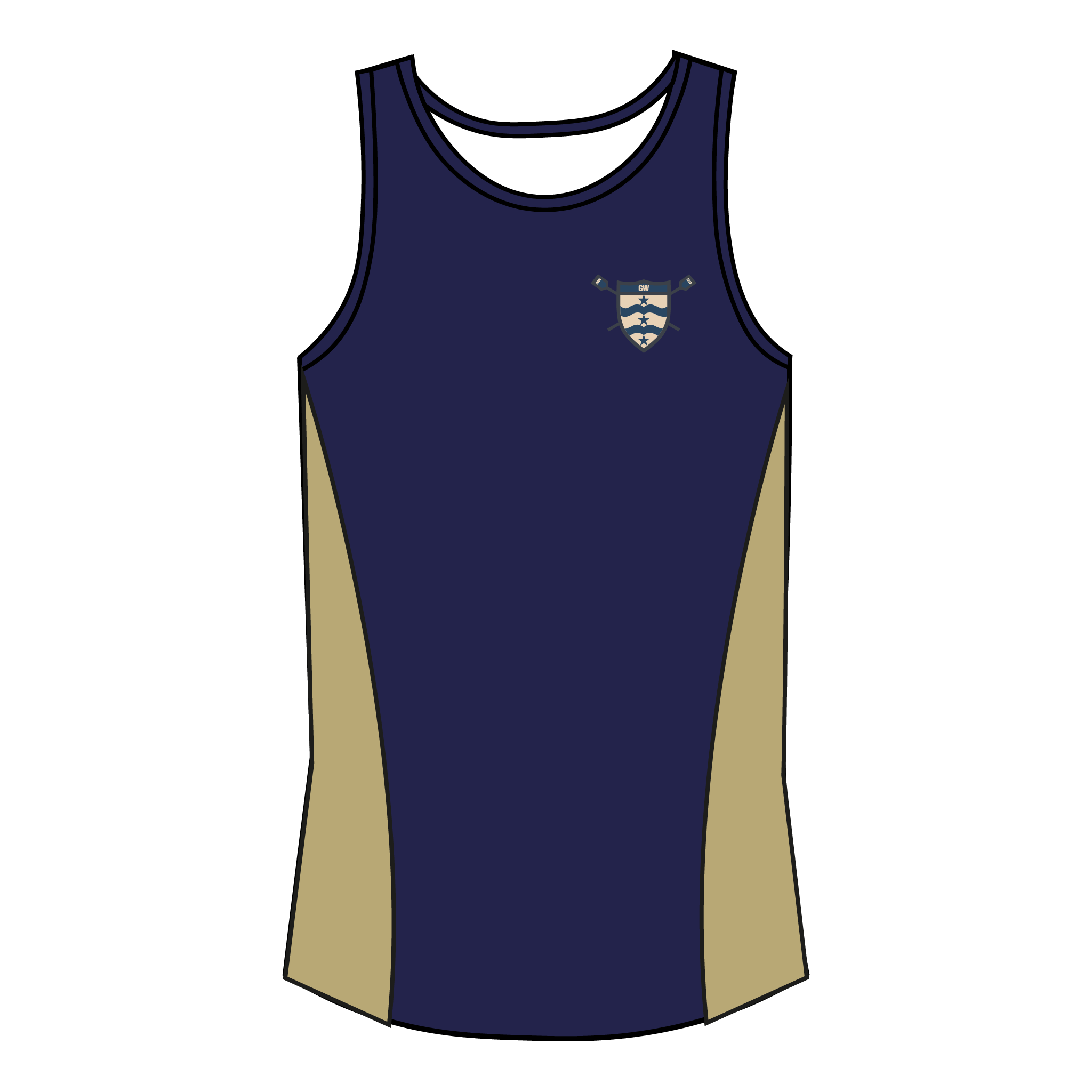 George Washington Men's Rowing Gym Vest