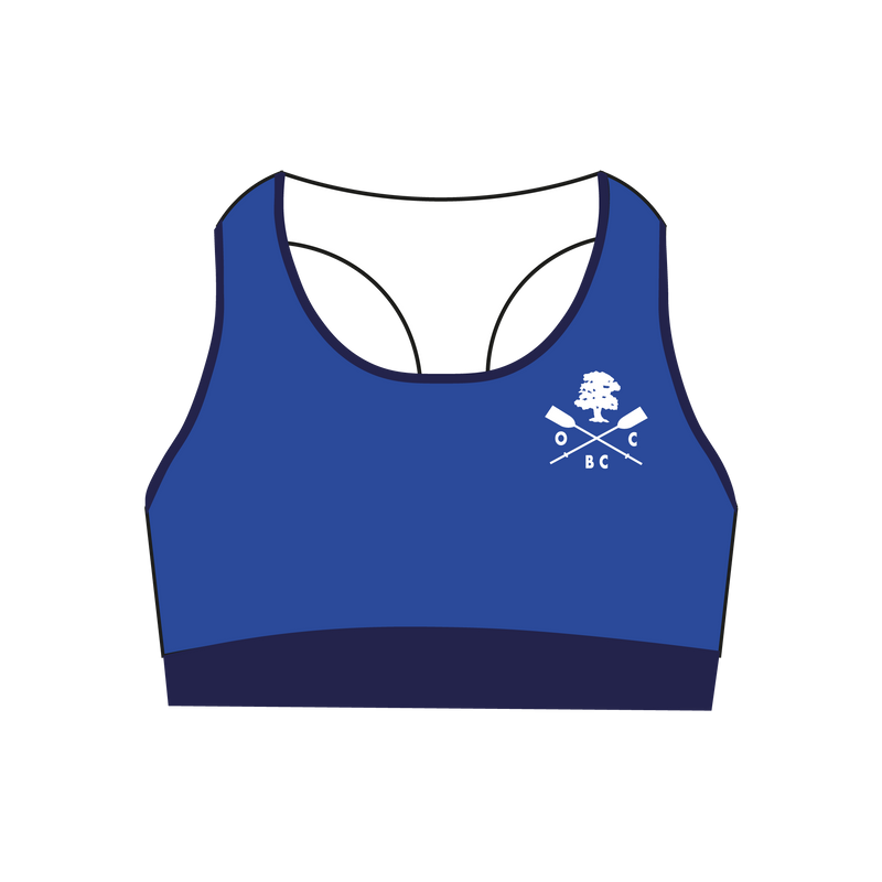 Old Canfordian Boat Club Blue Sports Bra