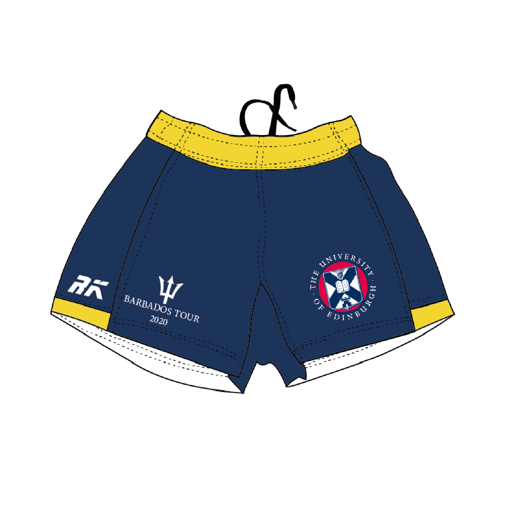 The University of Edinburgh Cricket Club Rugby Shorts (Womens)