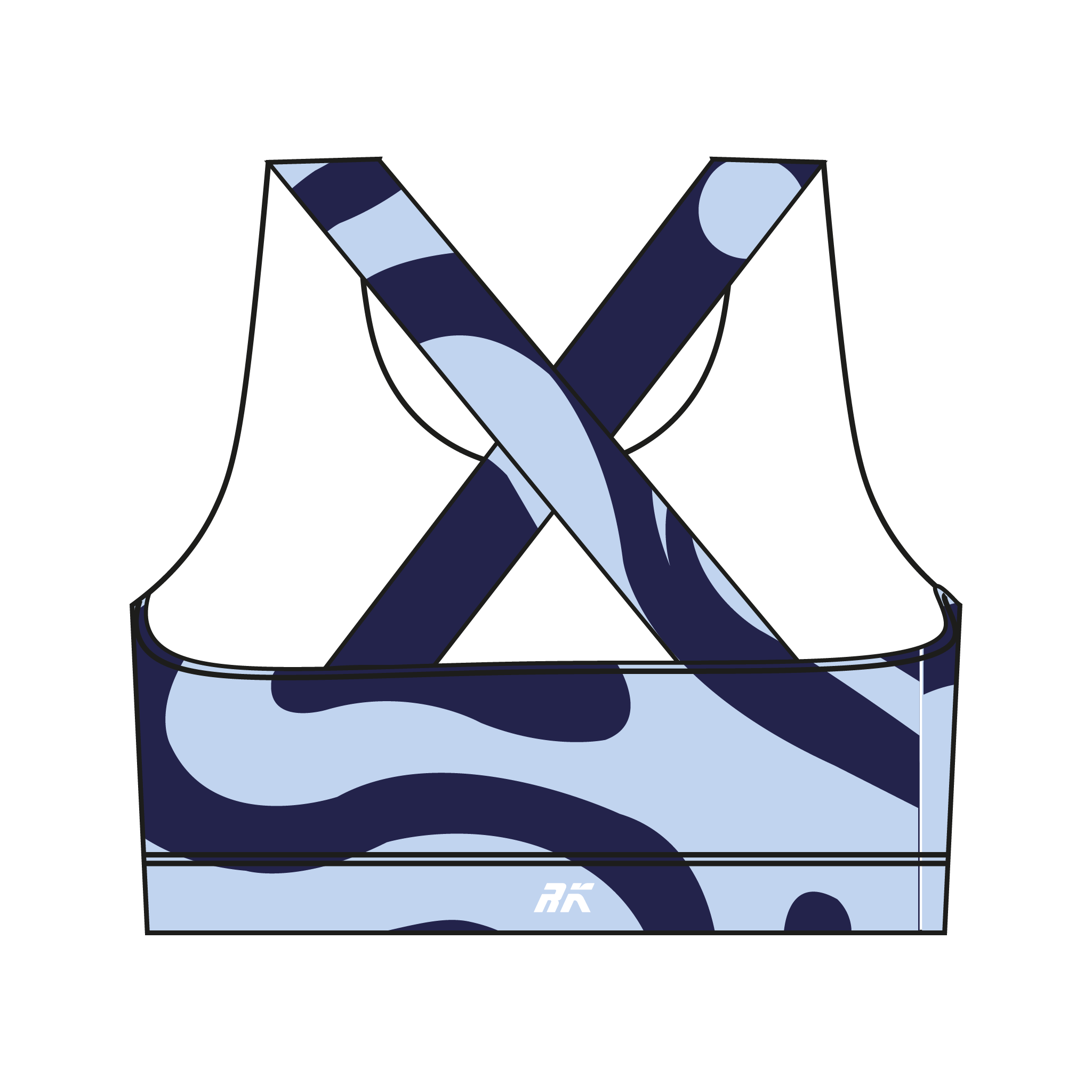 University of Gloucestershire Rowing Club Sports Bra