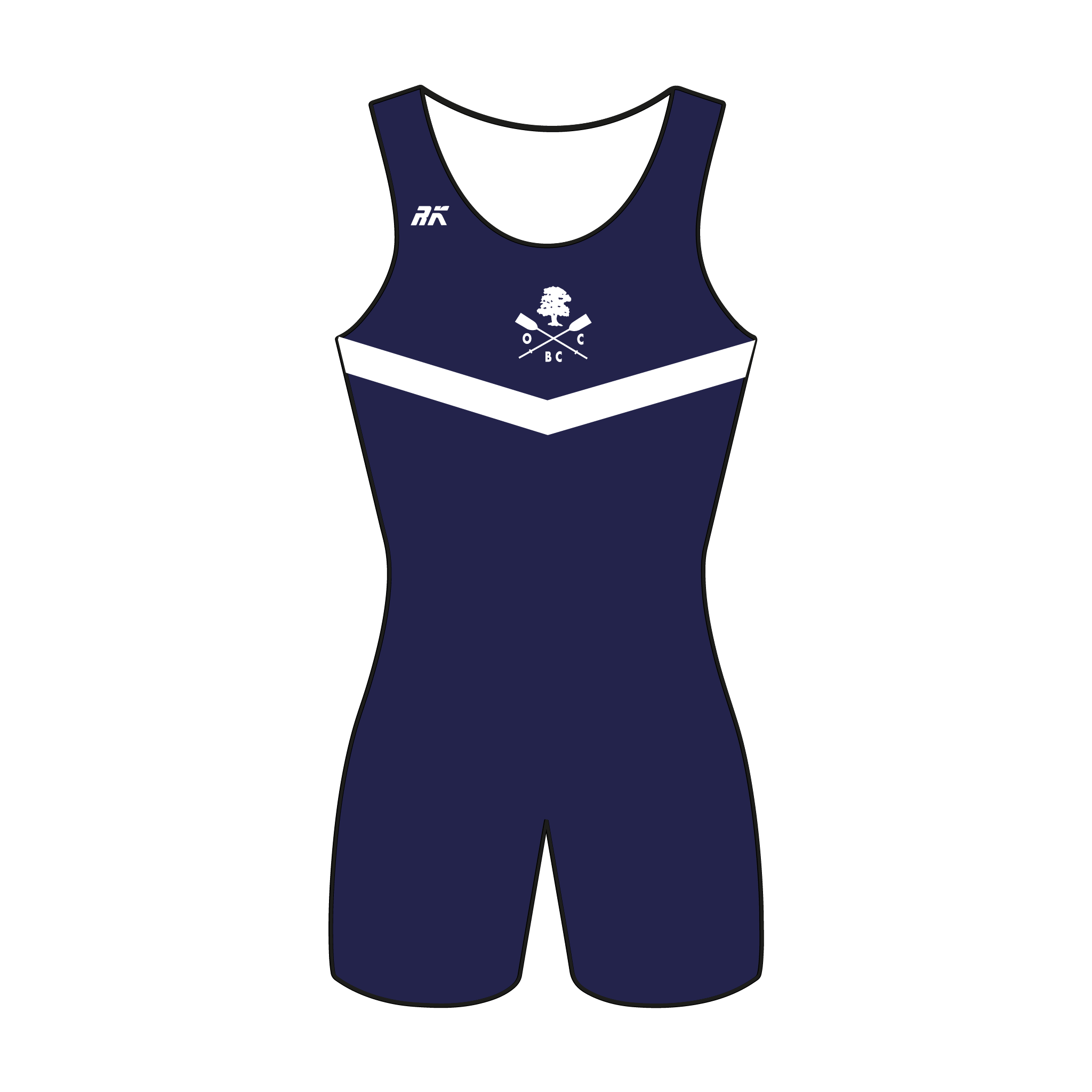 Old Canfordian Boat Club Navy and White AIO