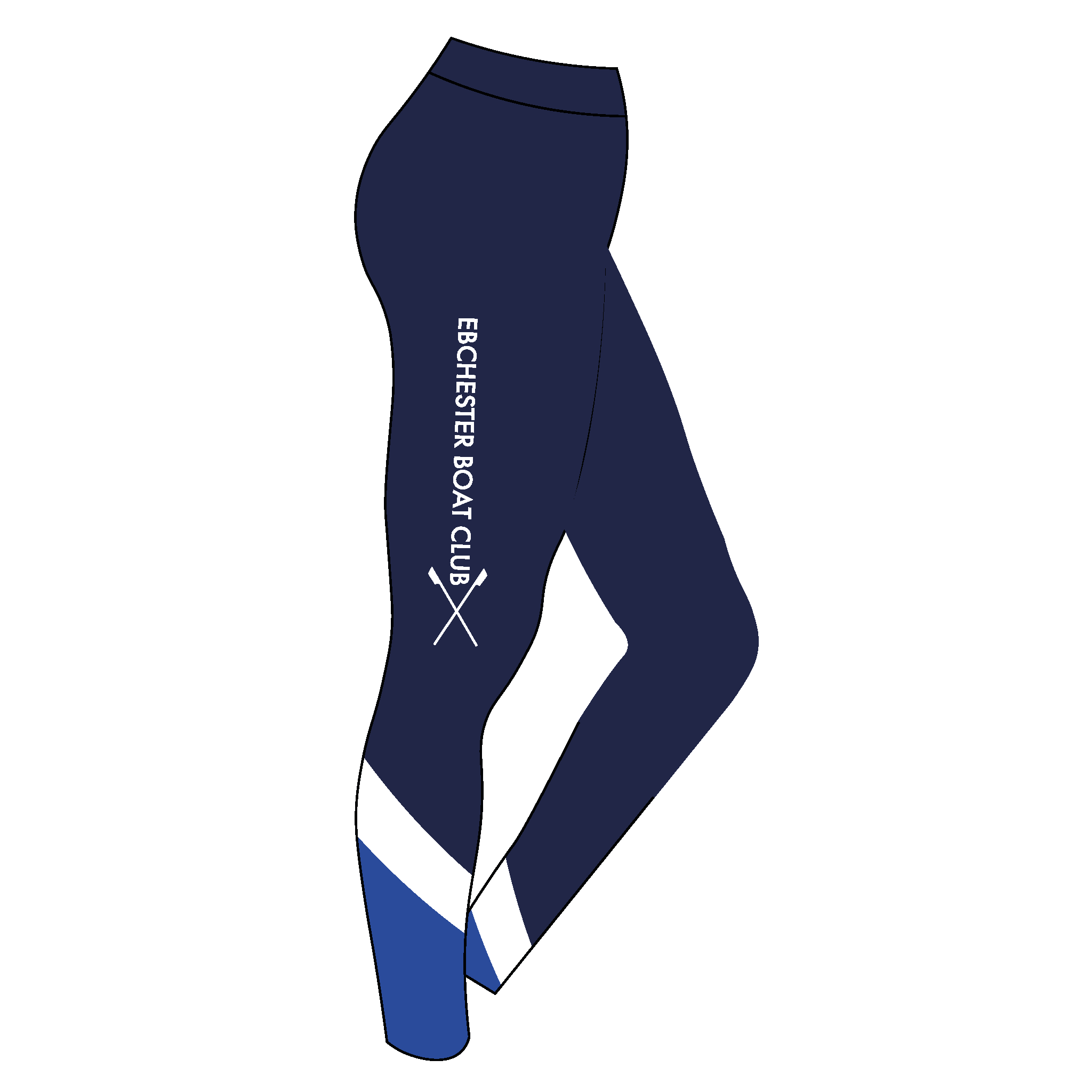 Ebchester BC Navy Leggings