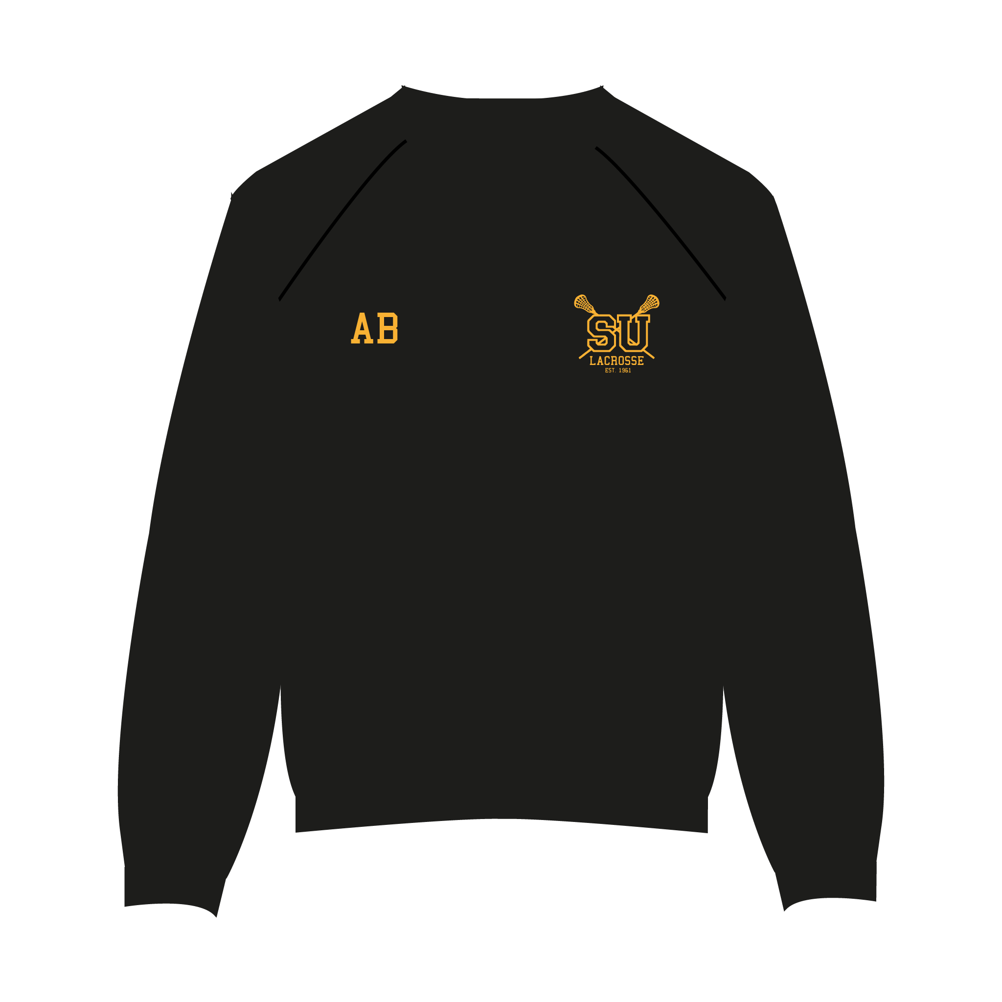 Sheffield University Lacrosse Club Black Sweatshirt