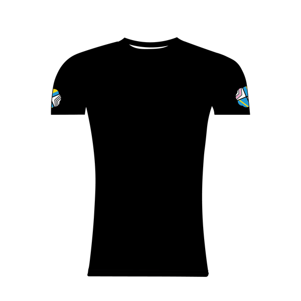 Boat Race Colours Black Short Sleeve Base-Layer