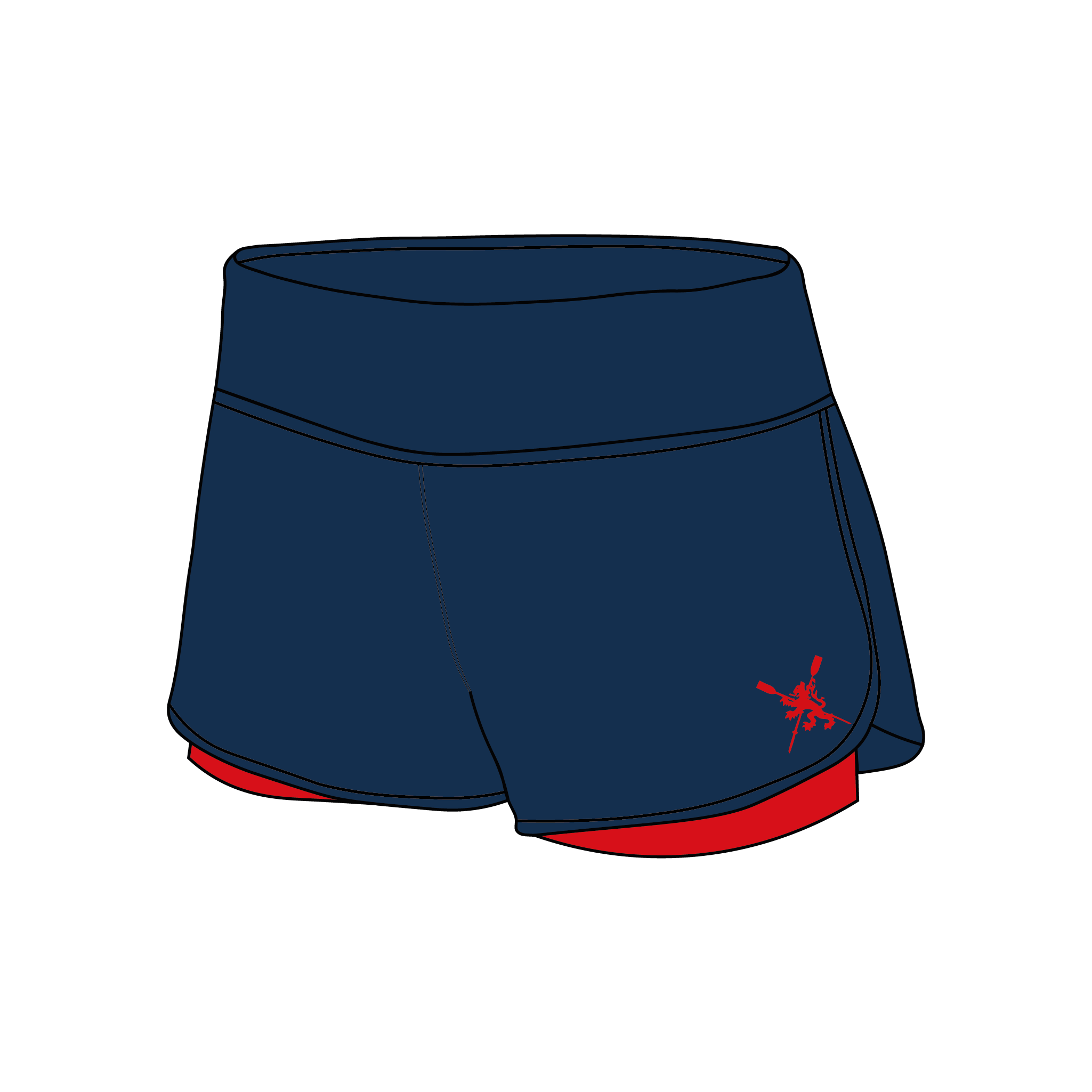Balliol College Boat Club Female Gym Shorts