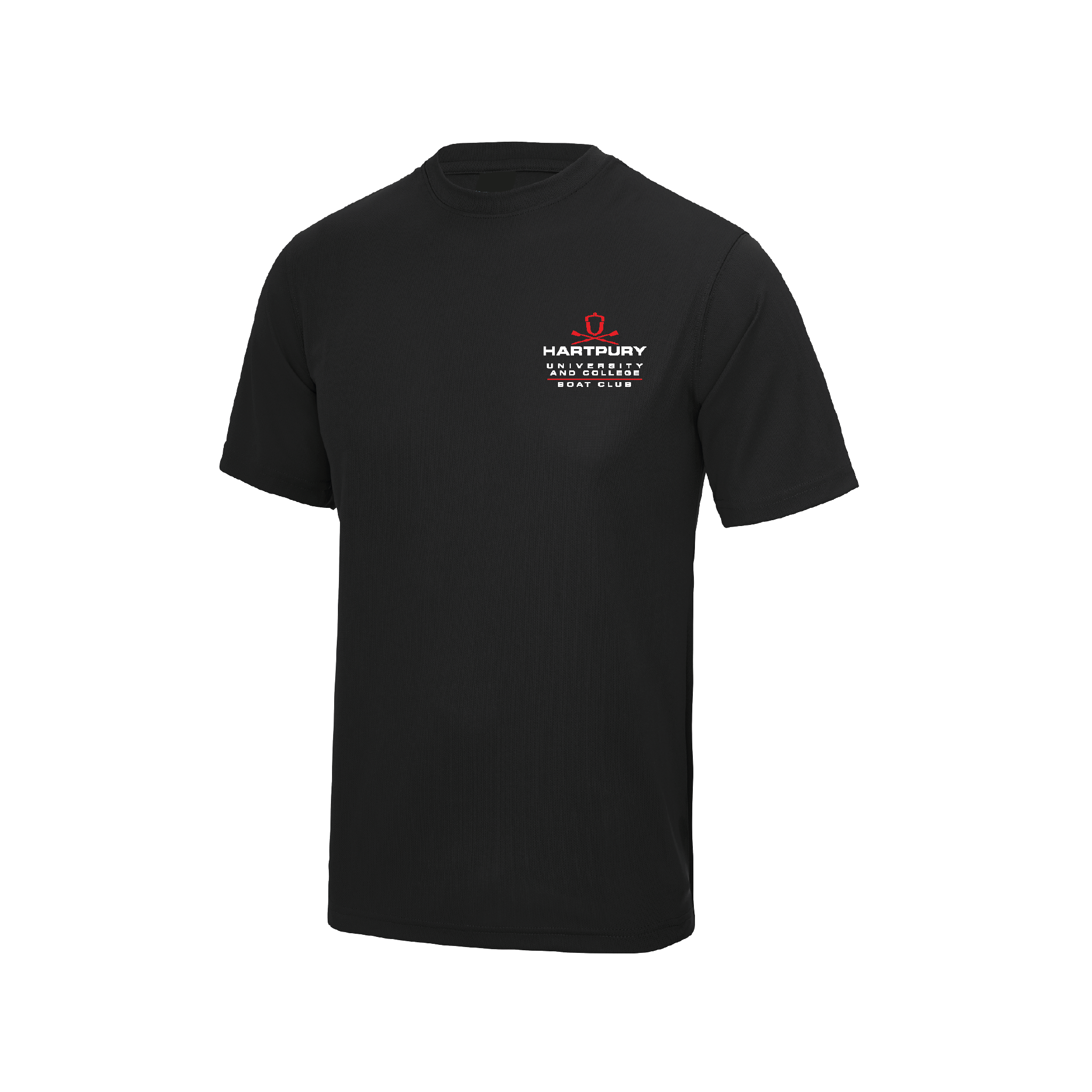 Hartpury University & College Black Short Sleeve Gym T-Shirt - Develop ...