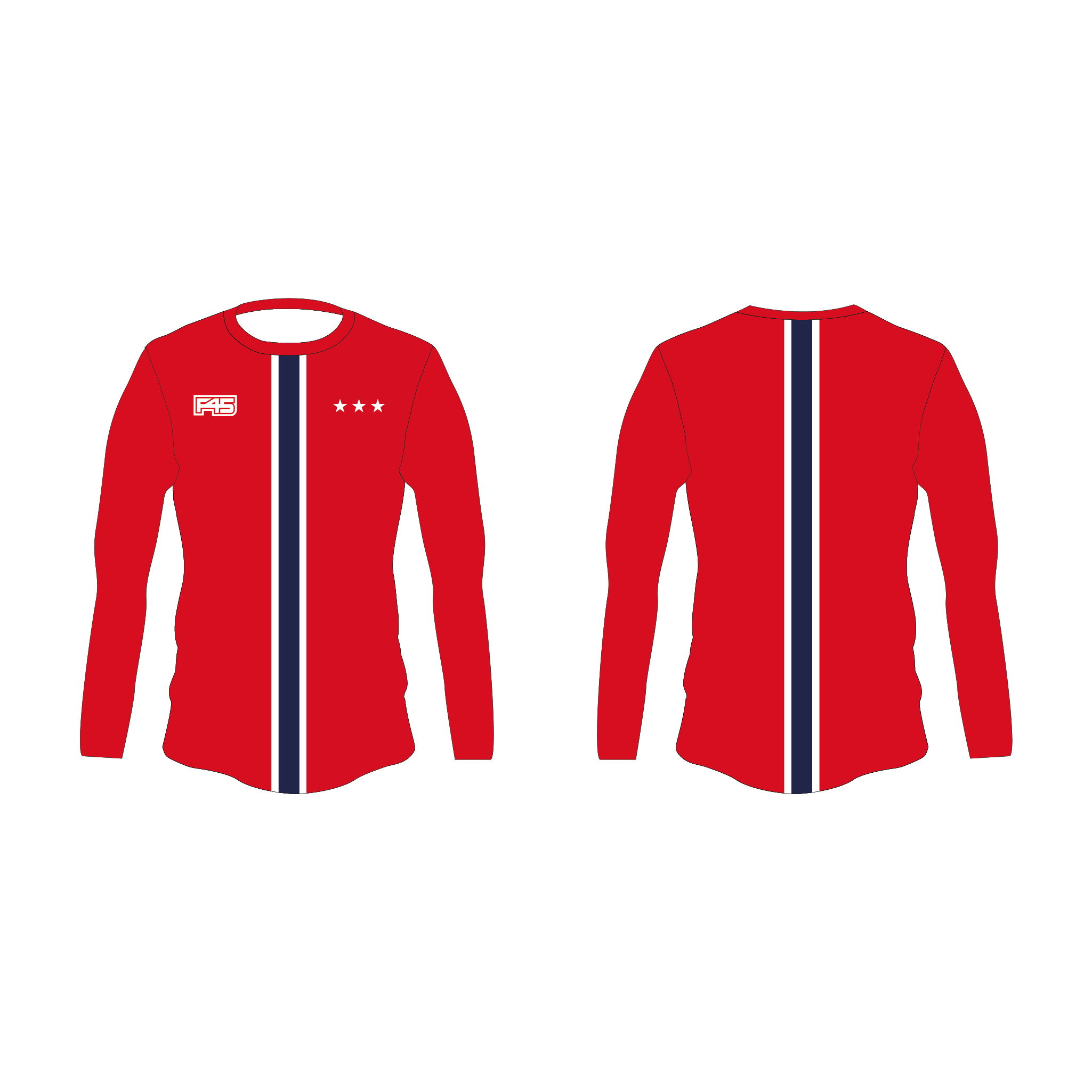 MAIDA VALE Long Sleeve Gym T-Shirt Design 3