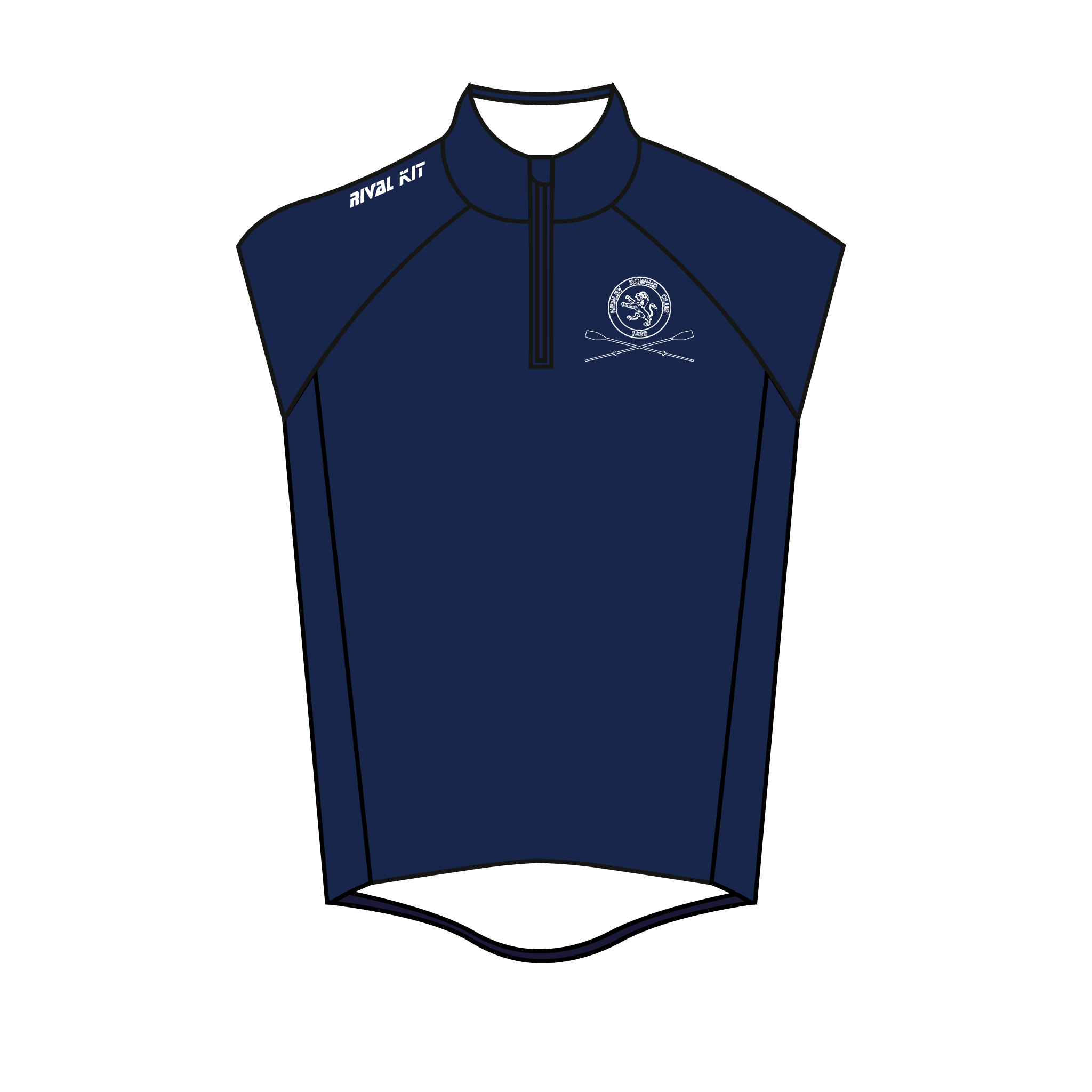 Henley Rowing Club Navy Thermal Gilet