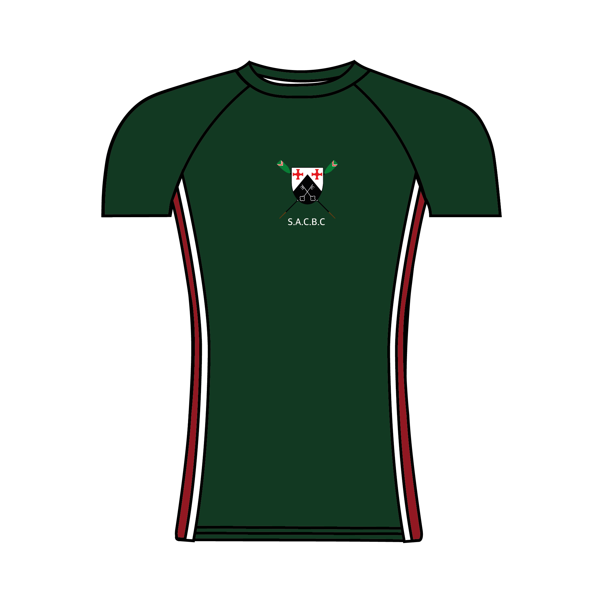 St. Aidan's Boat Club Short Sleeve Base Layer