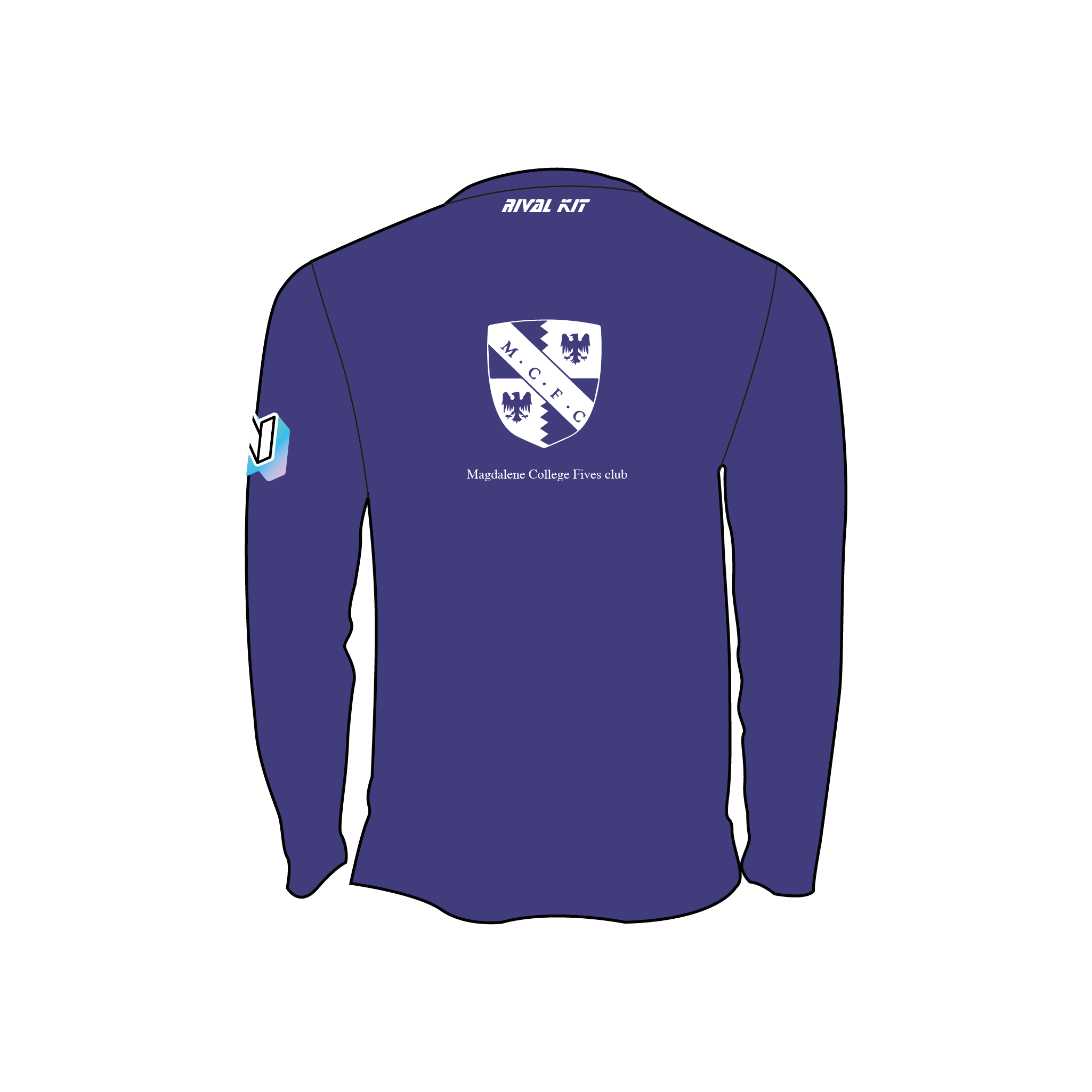 Magdalene College Fives Club Bespoke Long Sleeve Gym T-Shirt
