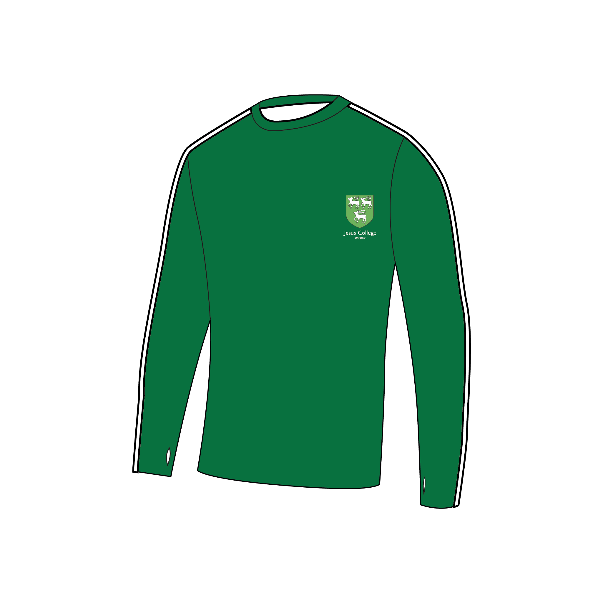 Jesus College RFC Bespoke Long Sleeve Gym T-Shirt