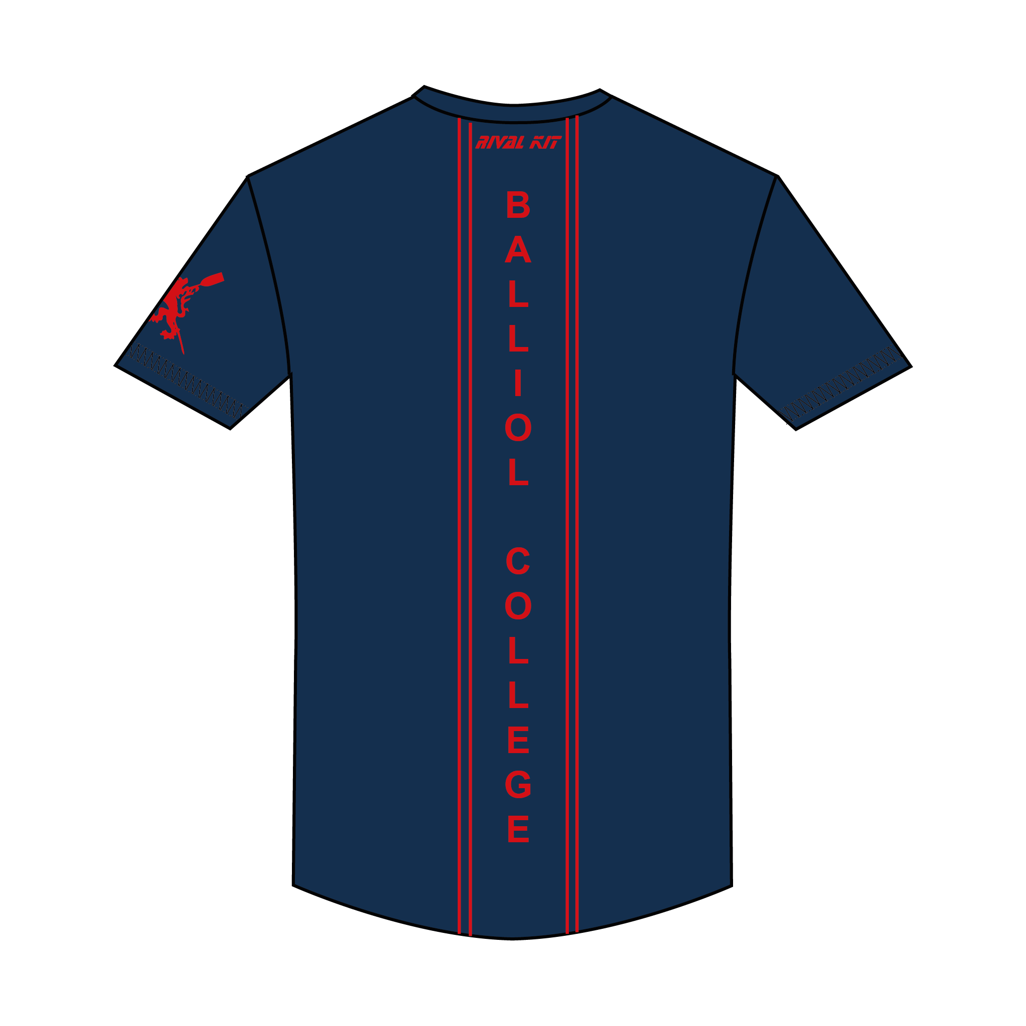 Balliol College Boat Club Bespoke Gym T-Shirt