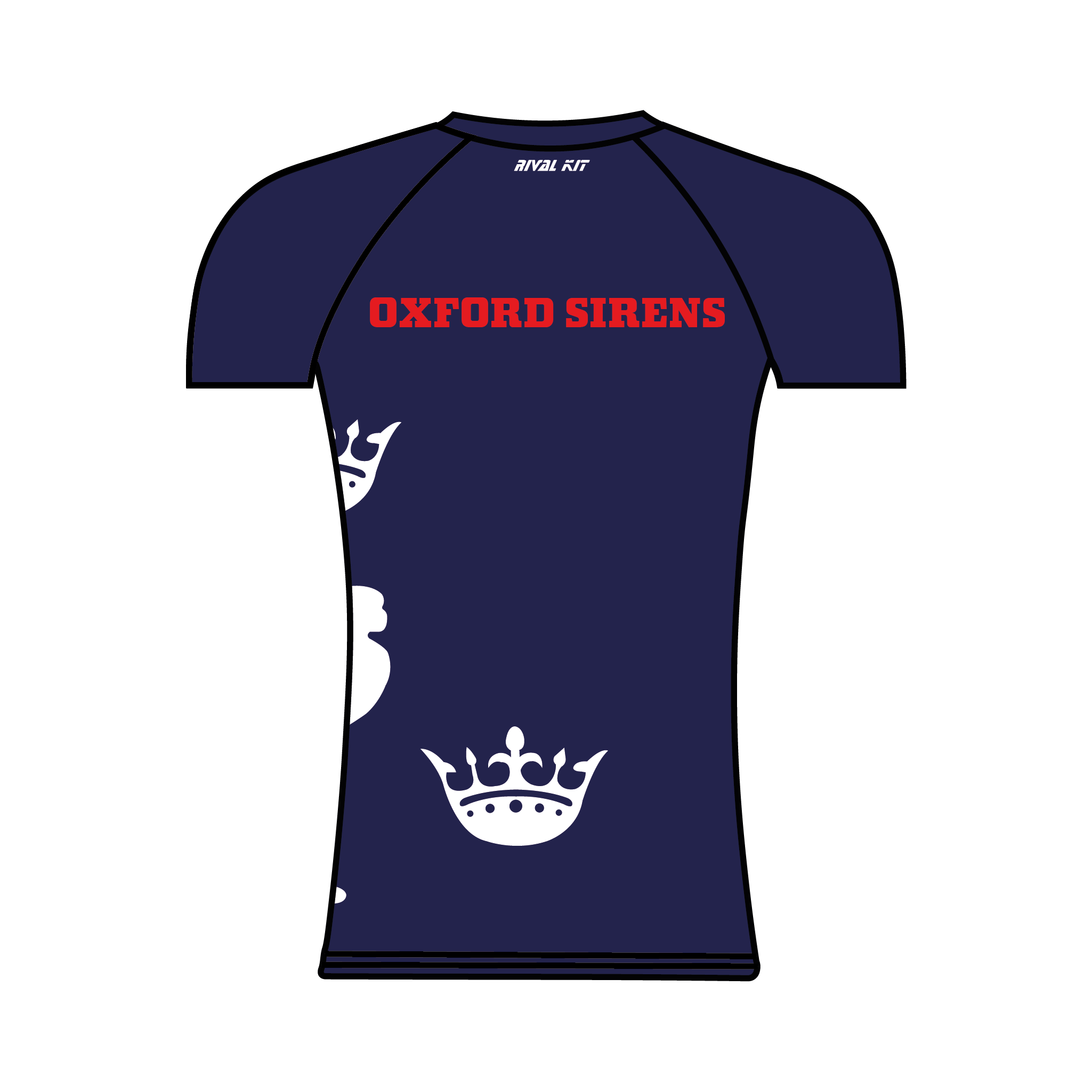Oxford Sirens Cheerleading Short Sleeve Baselayer