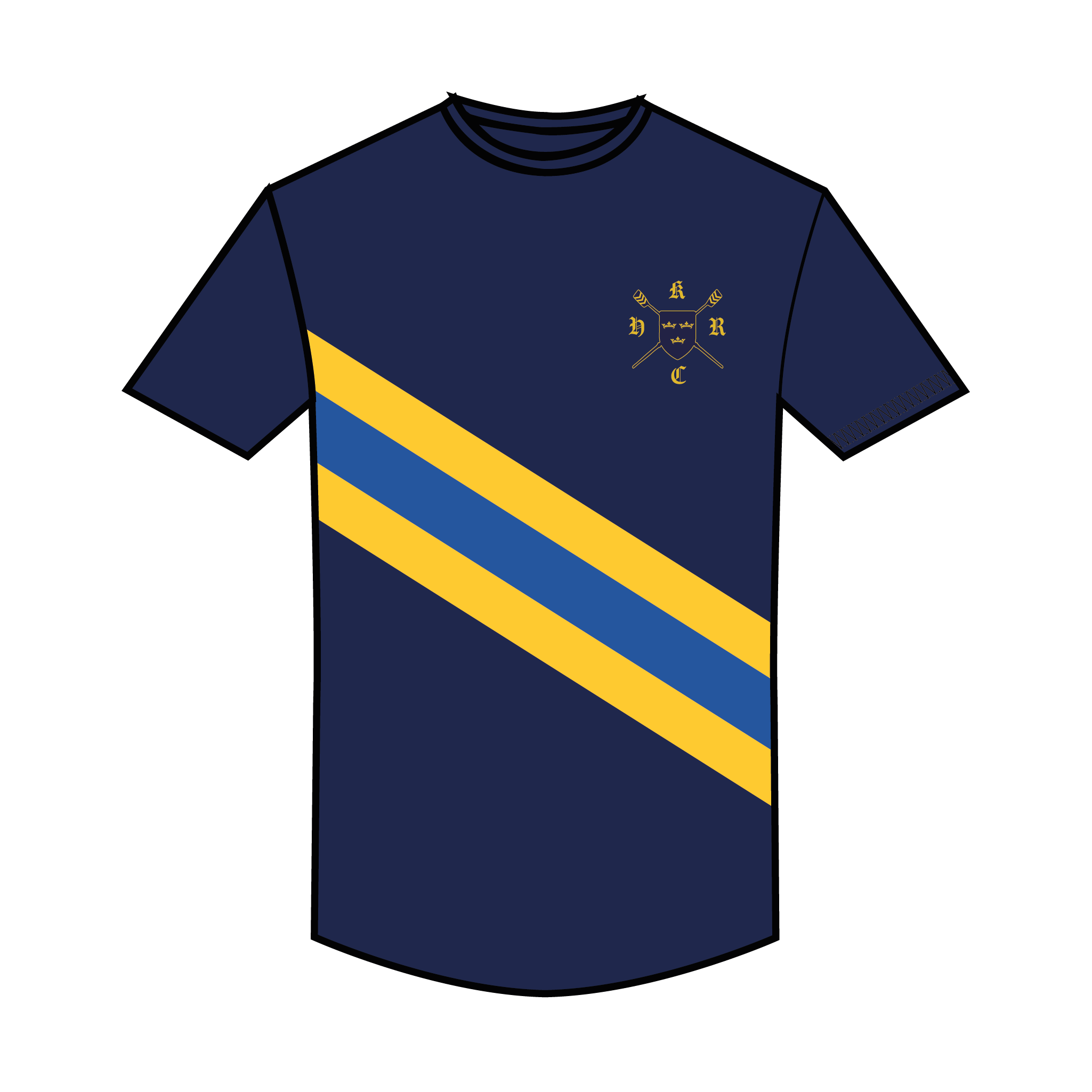 Hull Kingston Rowing Club Bespoke Gym T-Shirt