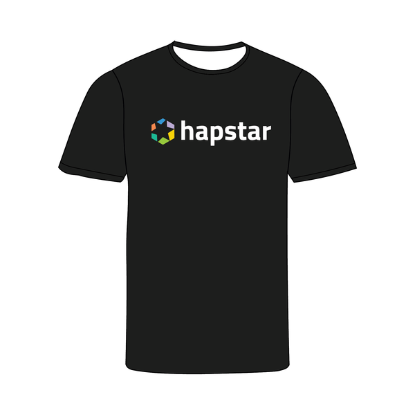 Hapstar Black Casual T-Shirt