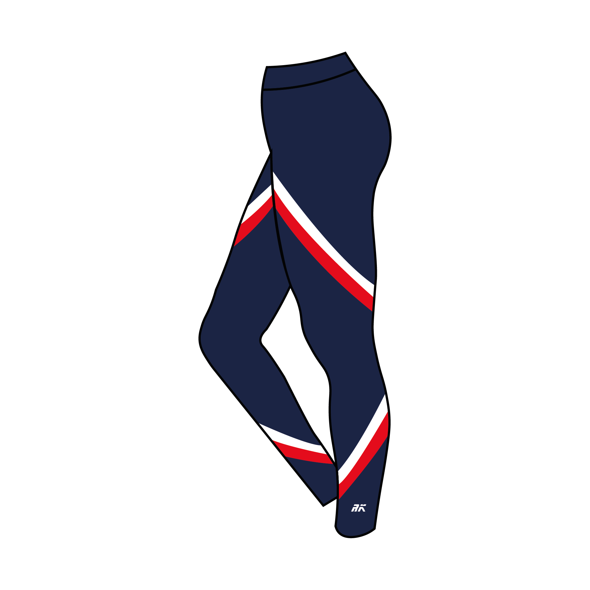 James Allen Girls' School Boat Club Training Leggings 2
