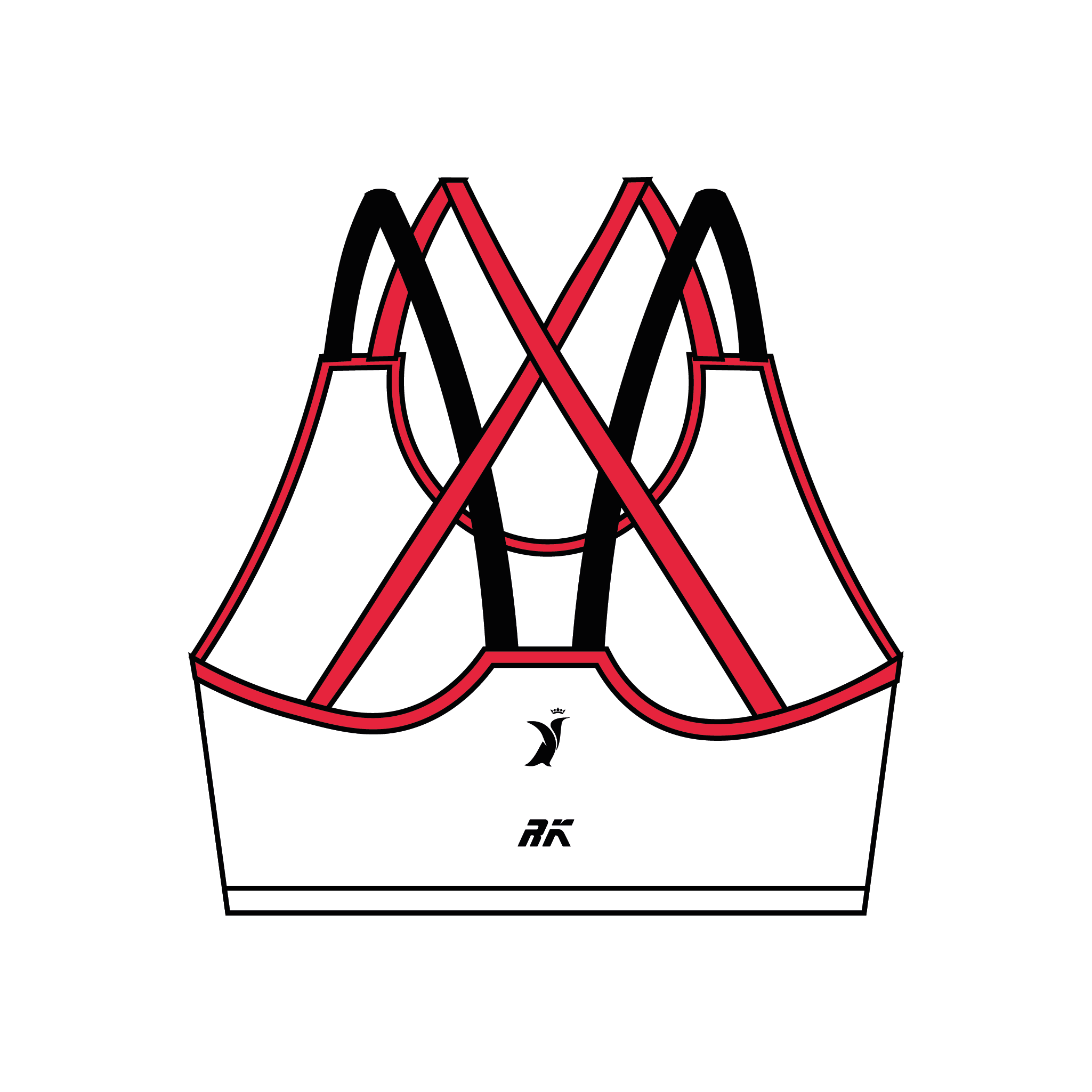 Dundee University Weight Lifting Club Sports Bra 2