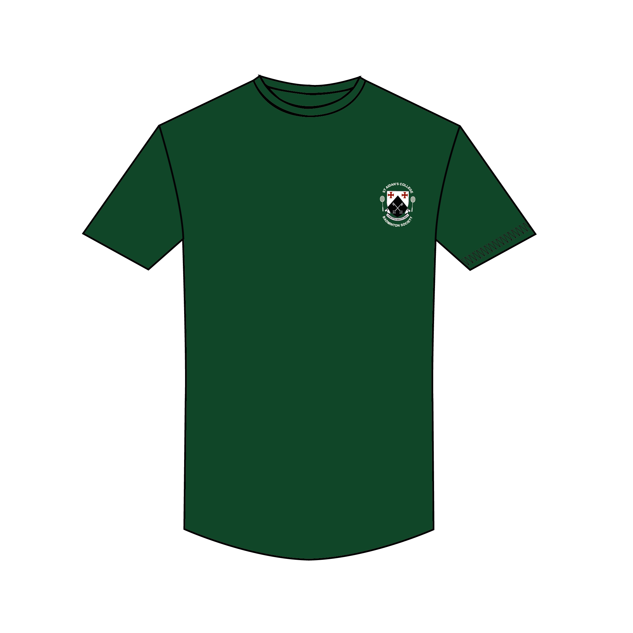 St. Aidan's Badminton Club Casual T-Shirt