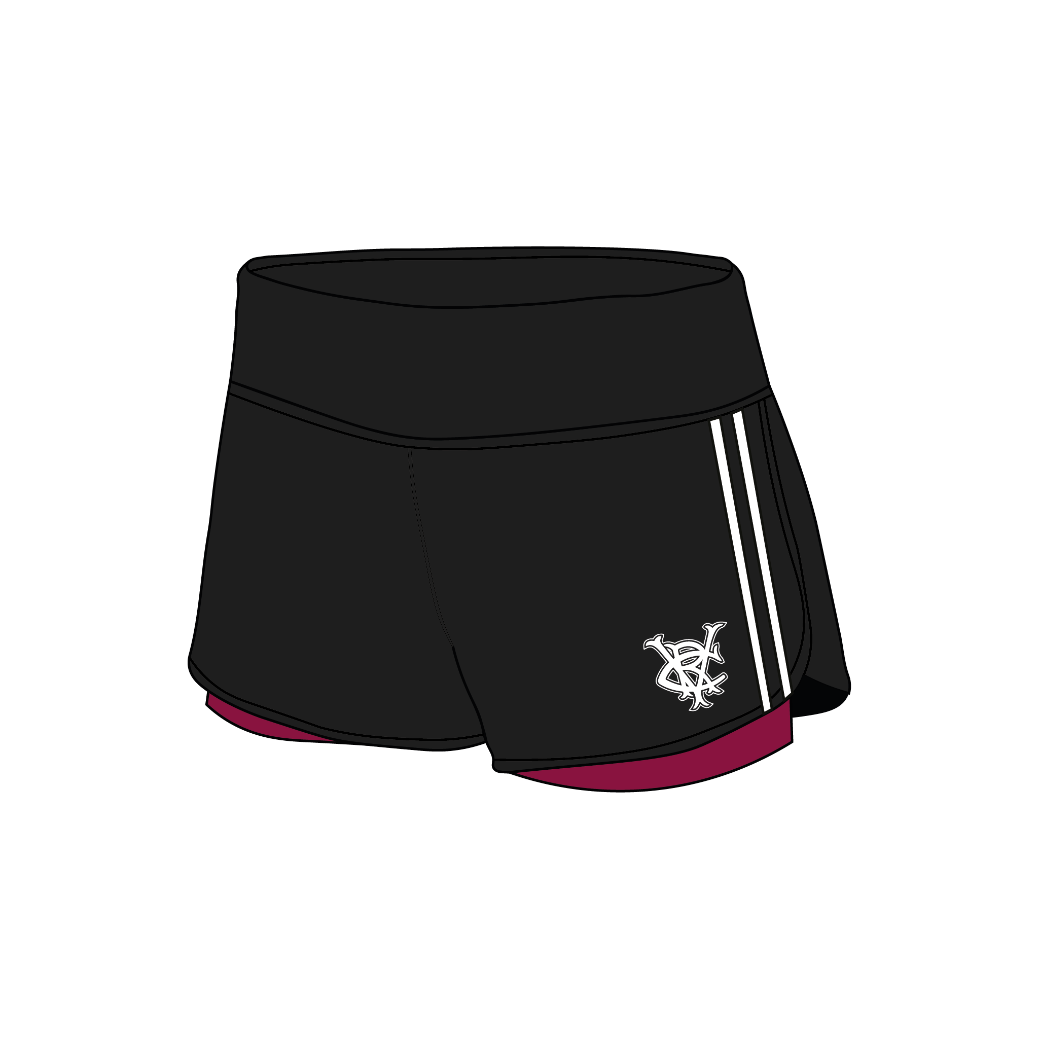 Vesta Rowing Club Female Gym Shorts