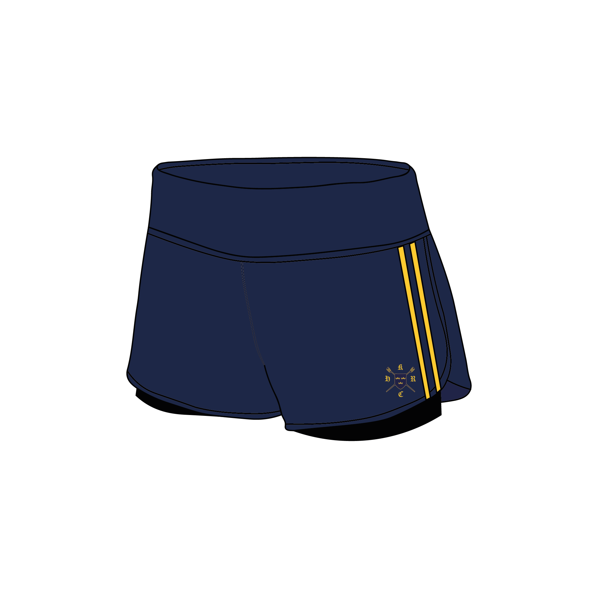 Hull Kingston Rowing Club Female Gym Shorts