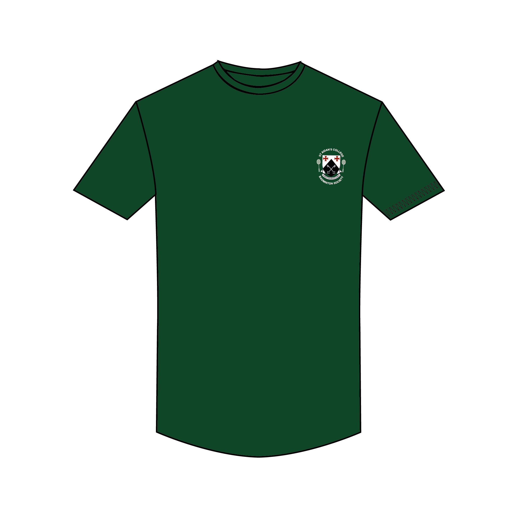 St. Aidan's Badminton Club Bespoke Gym T-Shirt
