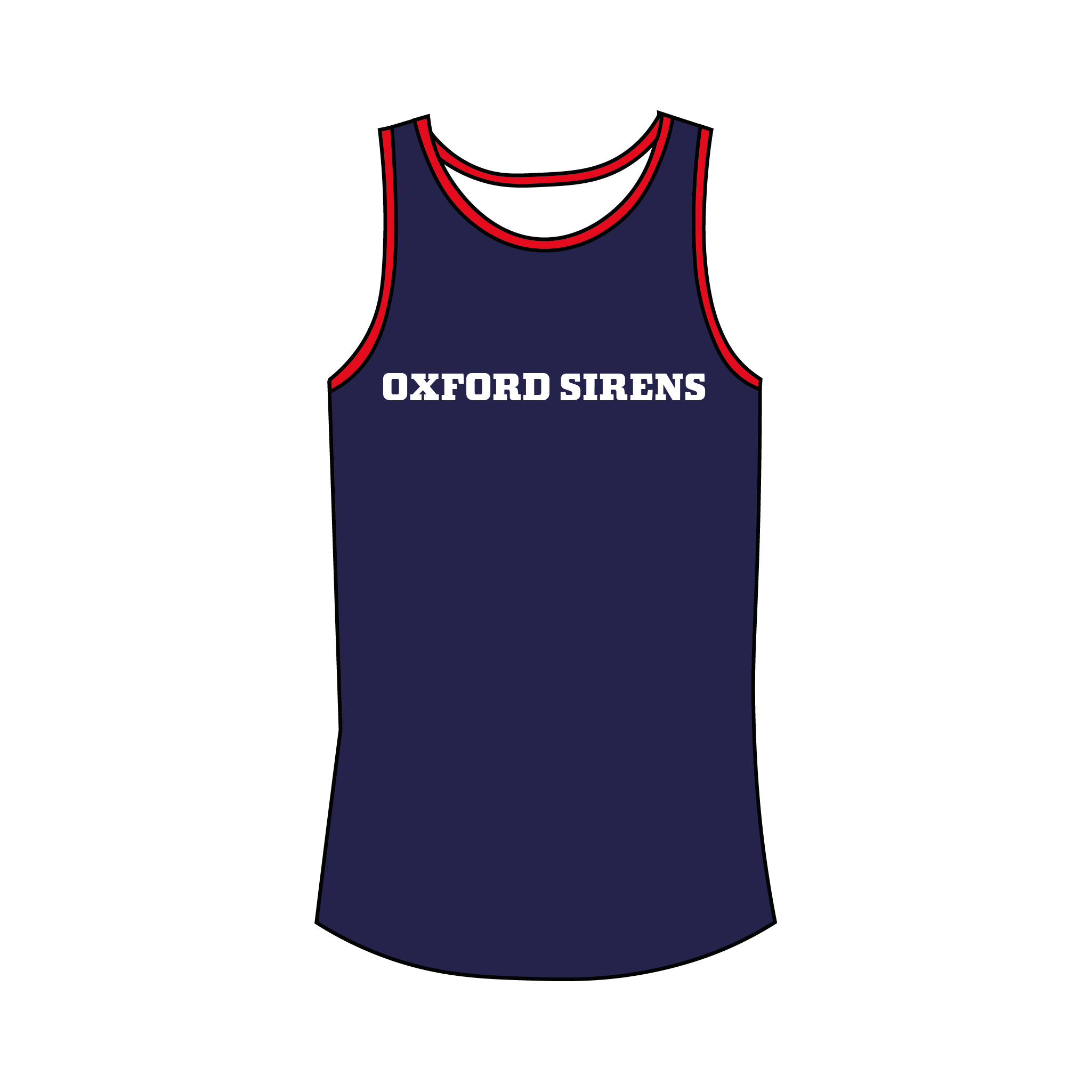 Oxford Sirens Cheerleading Gym Vest