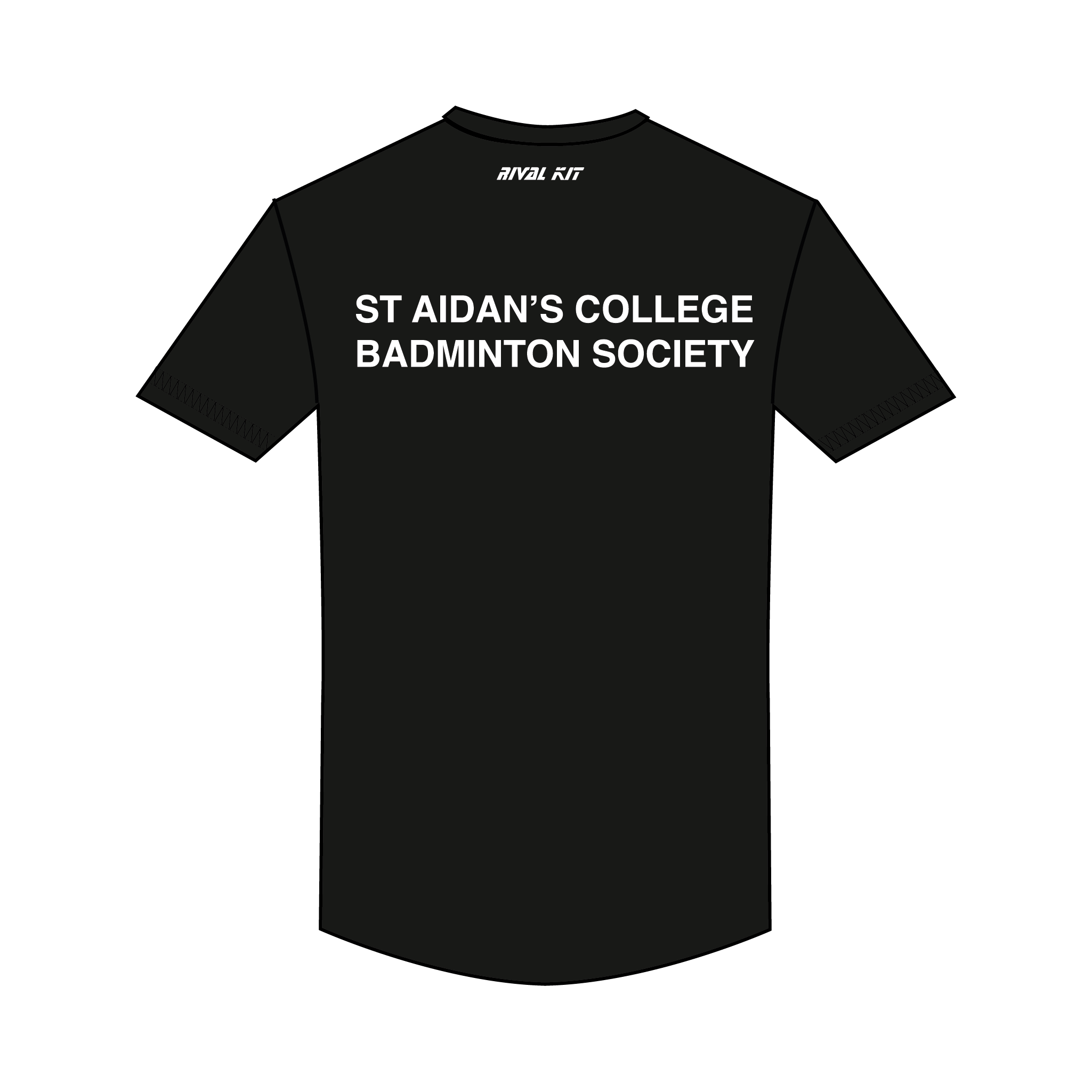 St. Aidan's Badminton Club Casual T-Shirt 2