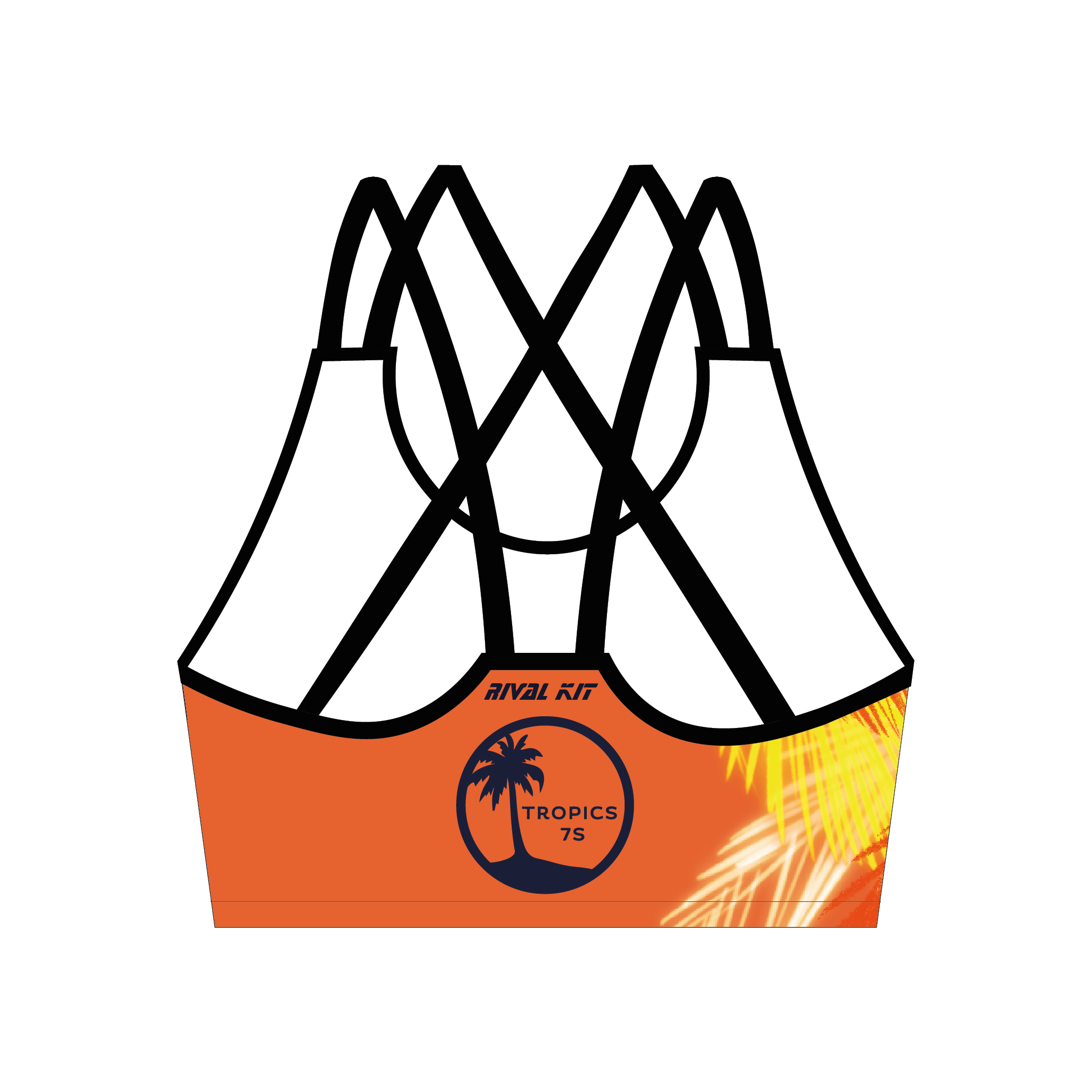 Tropics 7s Strappy Back Sports Bra