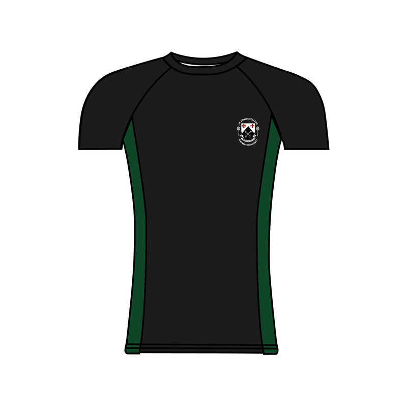 St. Aidan's Badminton Club Short Sleeve Baselayer