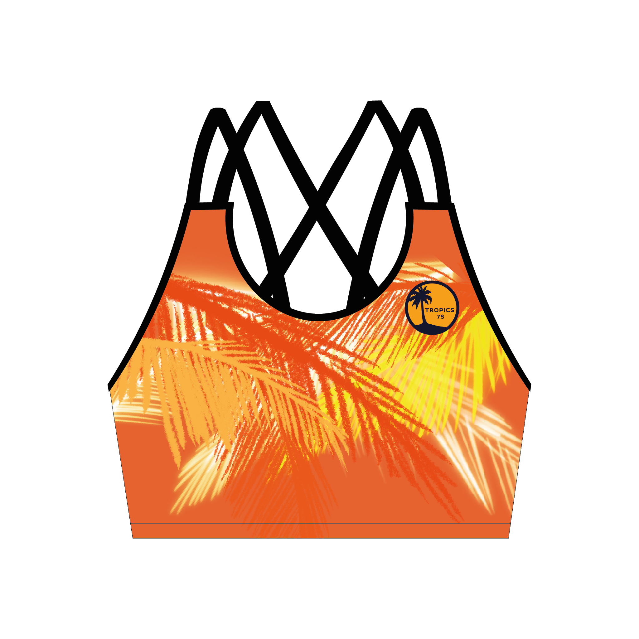 Tropics 7s Strappy Back Sports Bra
