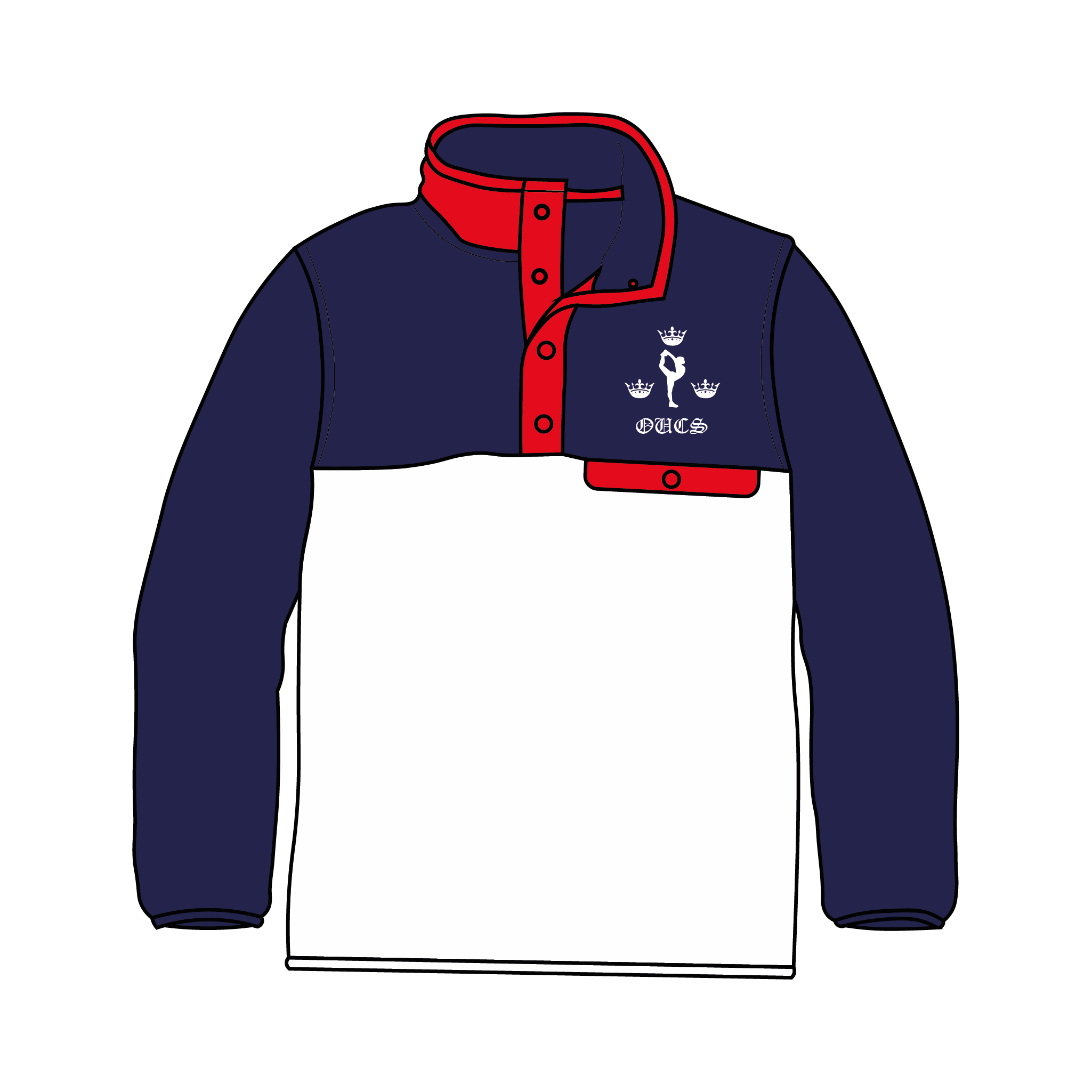 Oxford Sirens Cheerleading Pocket Fleece