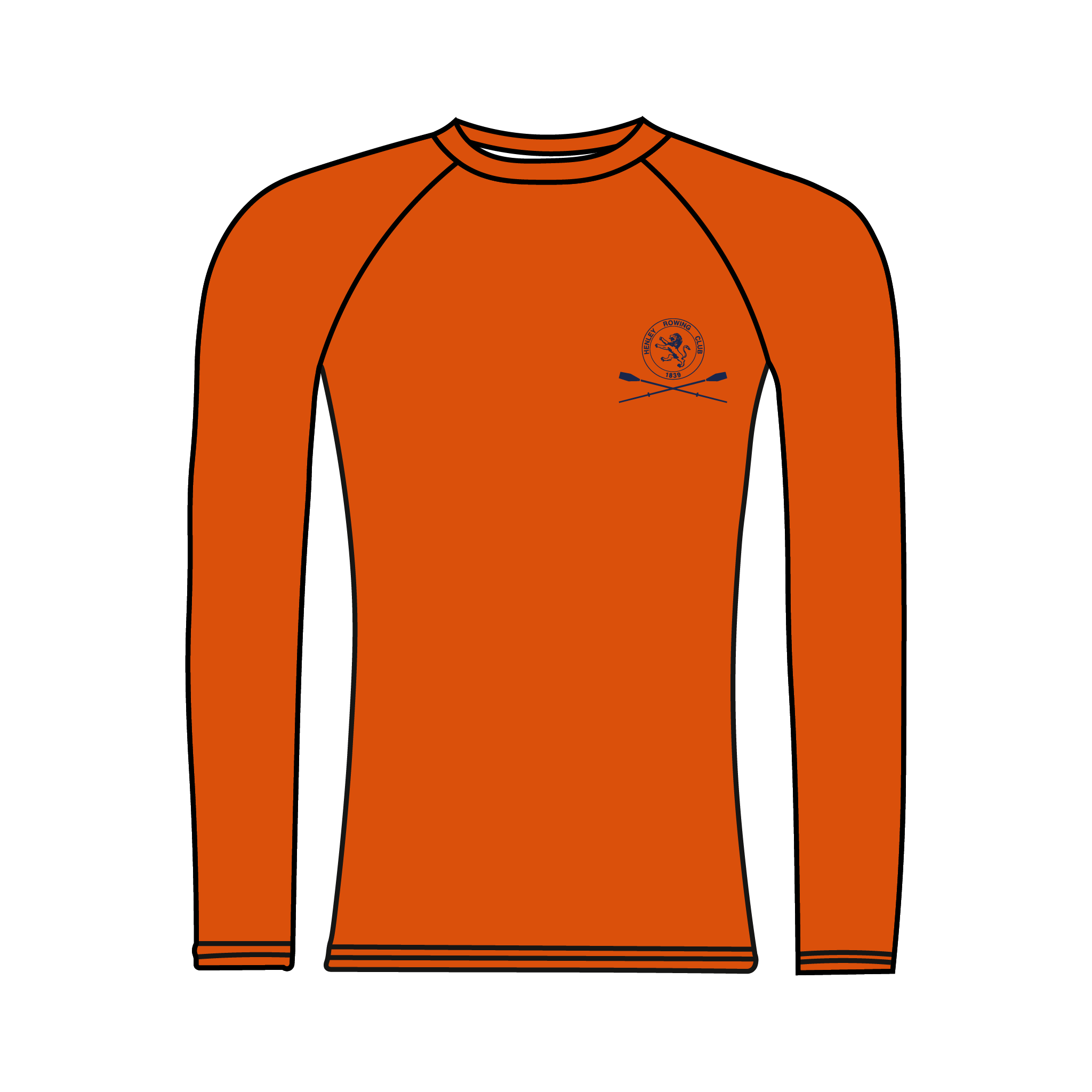 Henley Rowing Club Hi-Vis Long Sleeve Base Layer