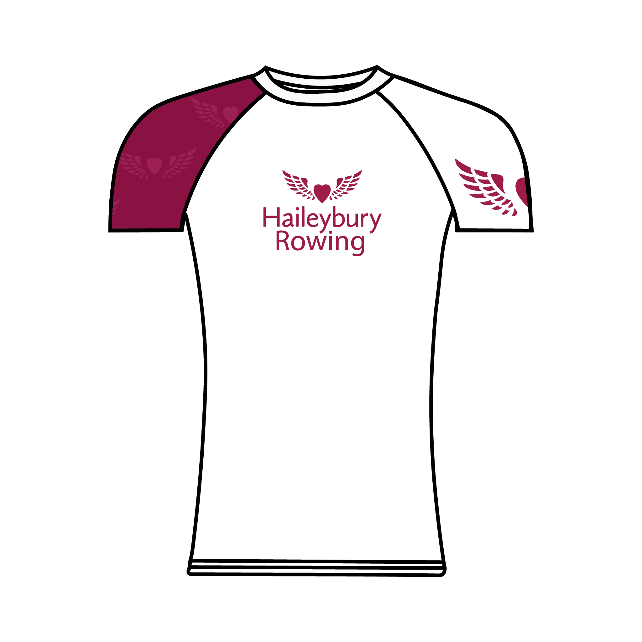 Haileybury Boat Club Short Sleeve Base Layer Design 2