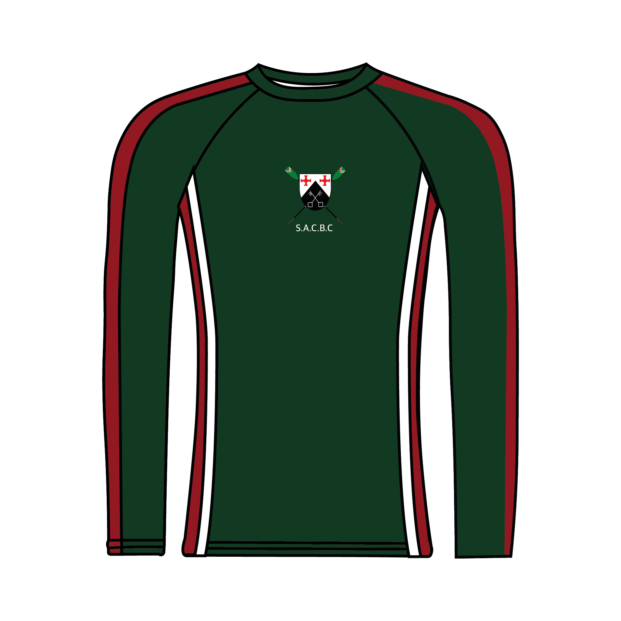 St. Aidan's Boat Club Short Sleeve Racing Base Layer 2